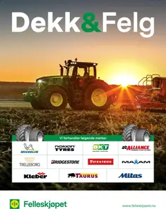 Forhåndsvisning av Felleskjøpet Dekk & Felg gyldig fra 02.01.2026