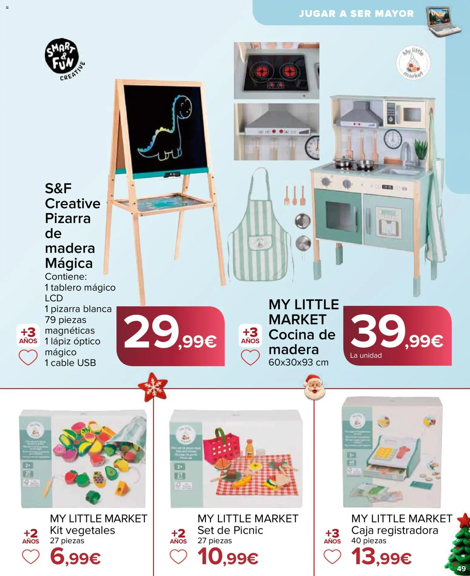 Carrefour Juguetes │ válido desde el 07.11.2025 | Página: 49 | Productos: Cable, USB, Cocina, Caja