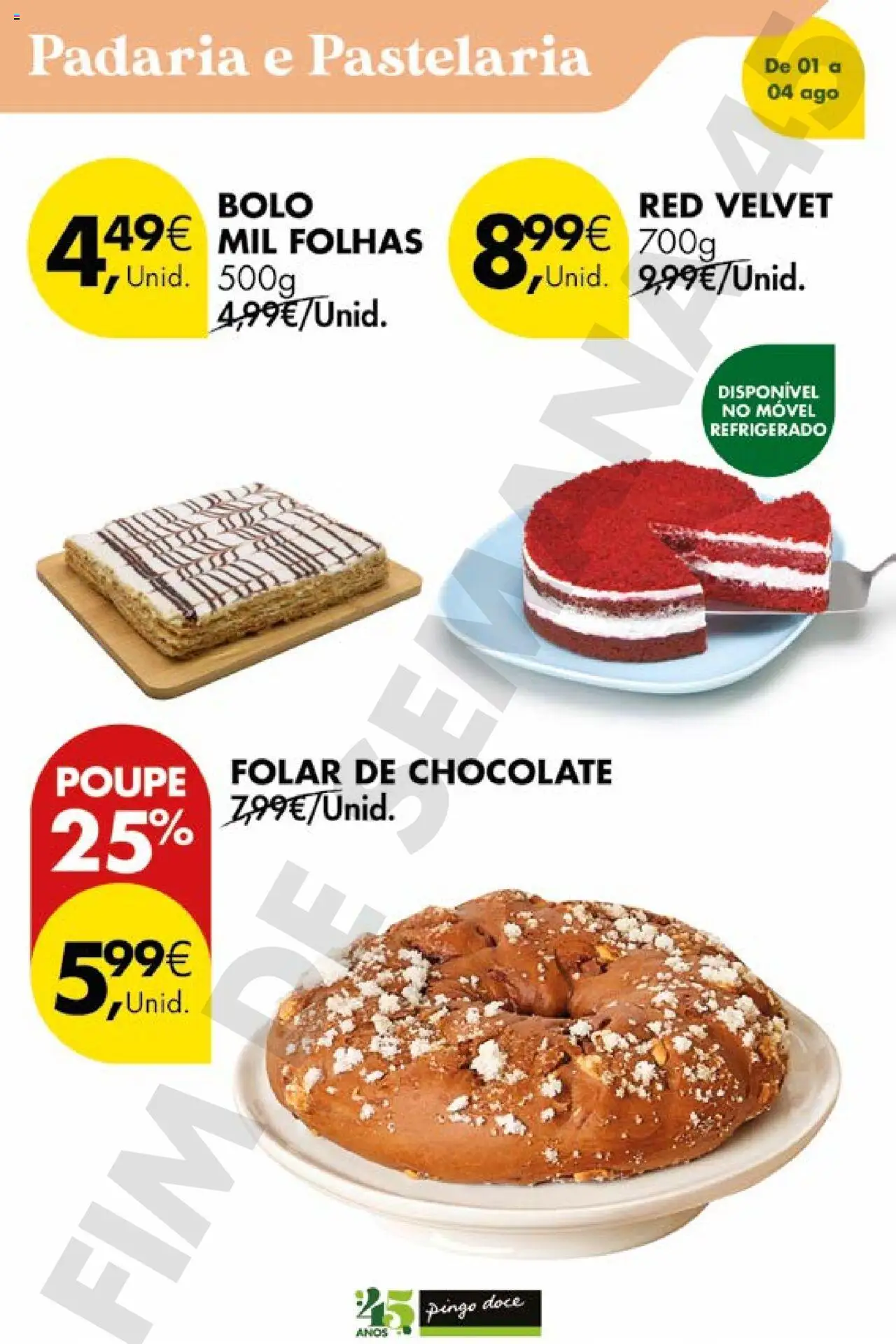 Pingo Doce Poupe este Fim de Semana │ válido de 01.08.2025 | Página: 12 | Produtos: Padaria, Bolo, Chocolate