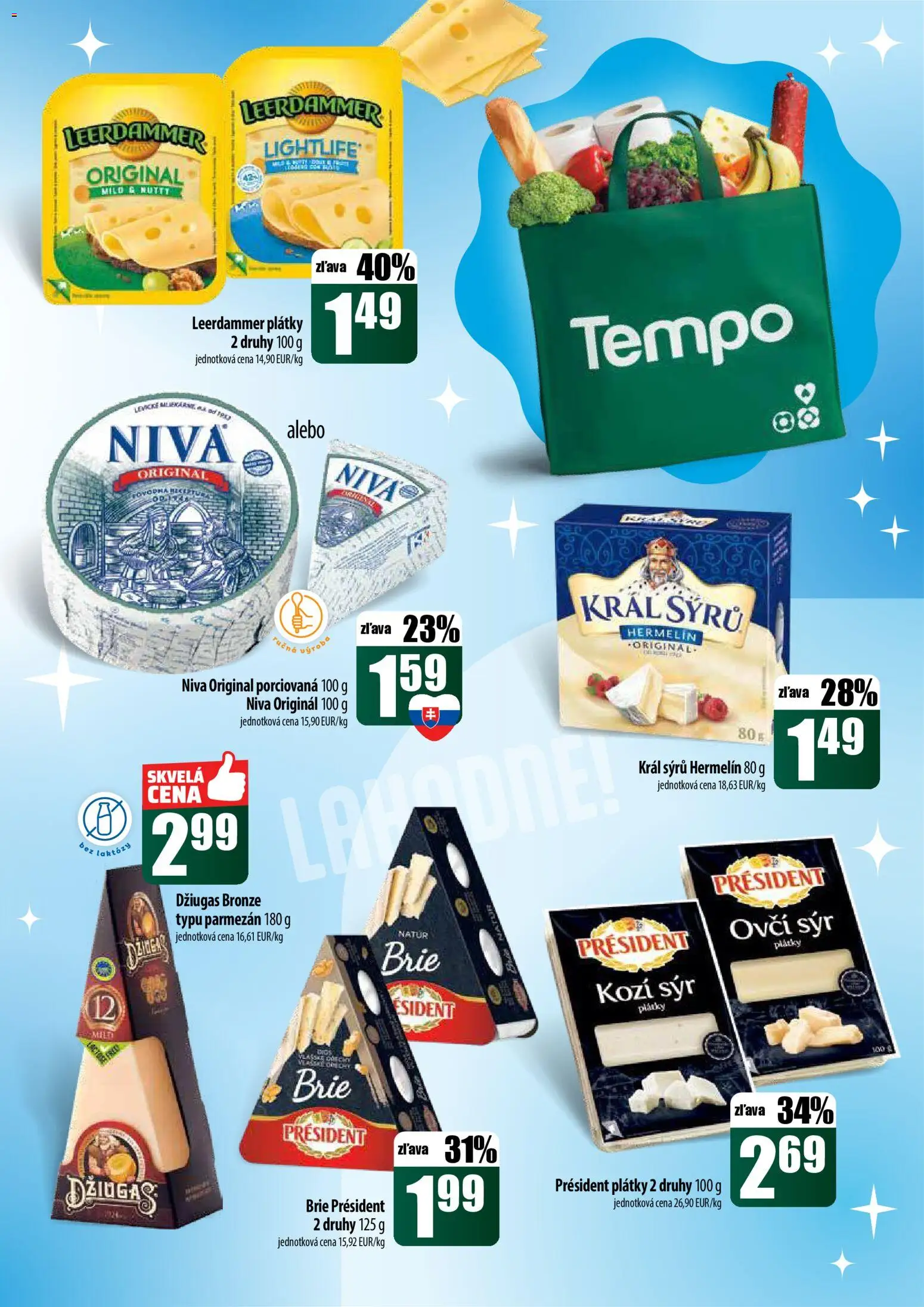 Nové COOP Jednota akcie – leták je platný od 22.12.2025 | Strana: 19 | Produkty: Syr, Parmezán