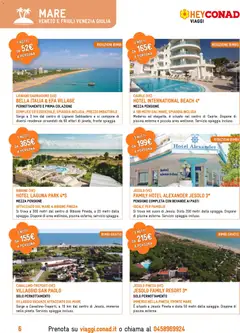 Anteprima del volantino Conad Viaggi Estate catalogo valido a partire dal 01.01.2026 | Pagina: 6 | Prodotti: Piscina