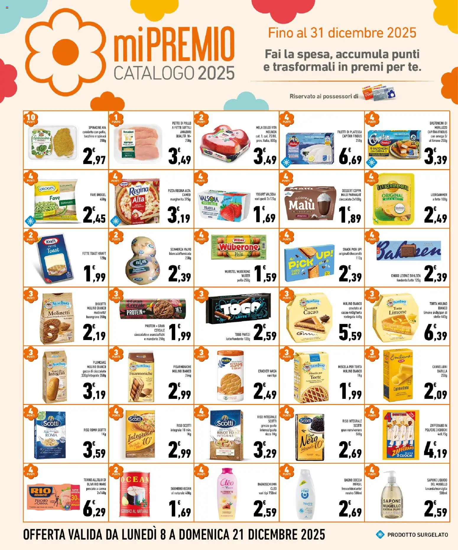 Volantino Conad del 06.12.2025 | Pagina: 10 | Prodotti: Bagnoschiuma, Cioccolato, Riso, Latte