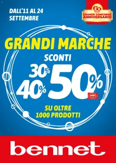 Anteprima del volantino Volantino bennet	 valido a partire dal 11.09.2025
