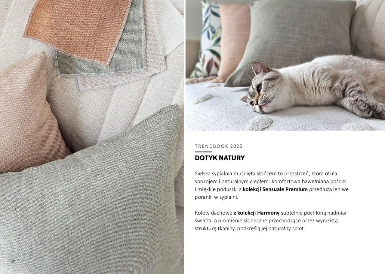 Dekoria Gazetka od 31.01.2025 | Strona: 32 | Produkty: Pościel, Rolety