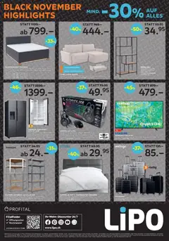 Lipo - Black Friday ab 25.11.2025 gültig | Seite: 8 | Produkte: Gorenje, Matratze, TV, Eisen