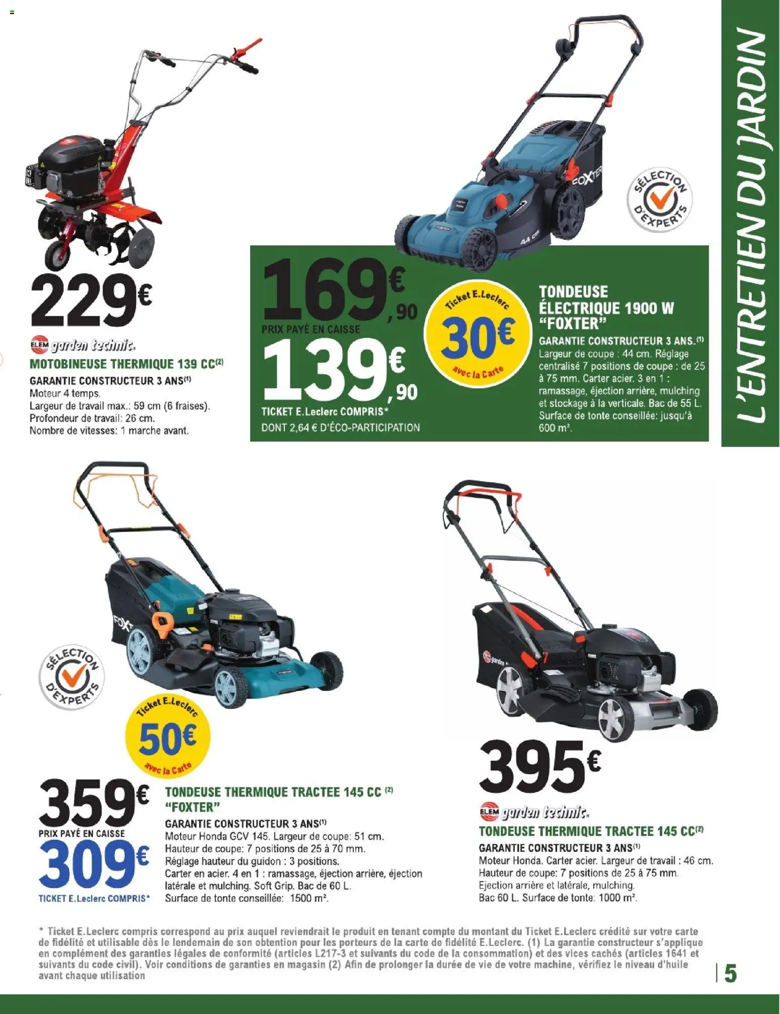 {H1} | Page: 5 | Produits: Tondeuse