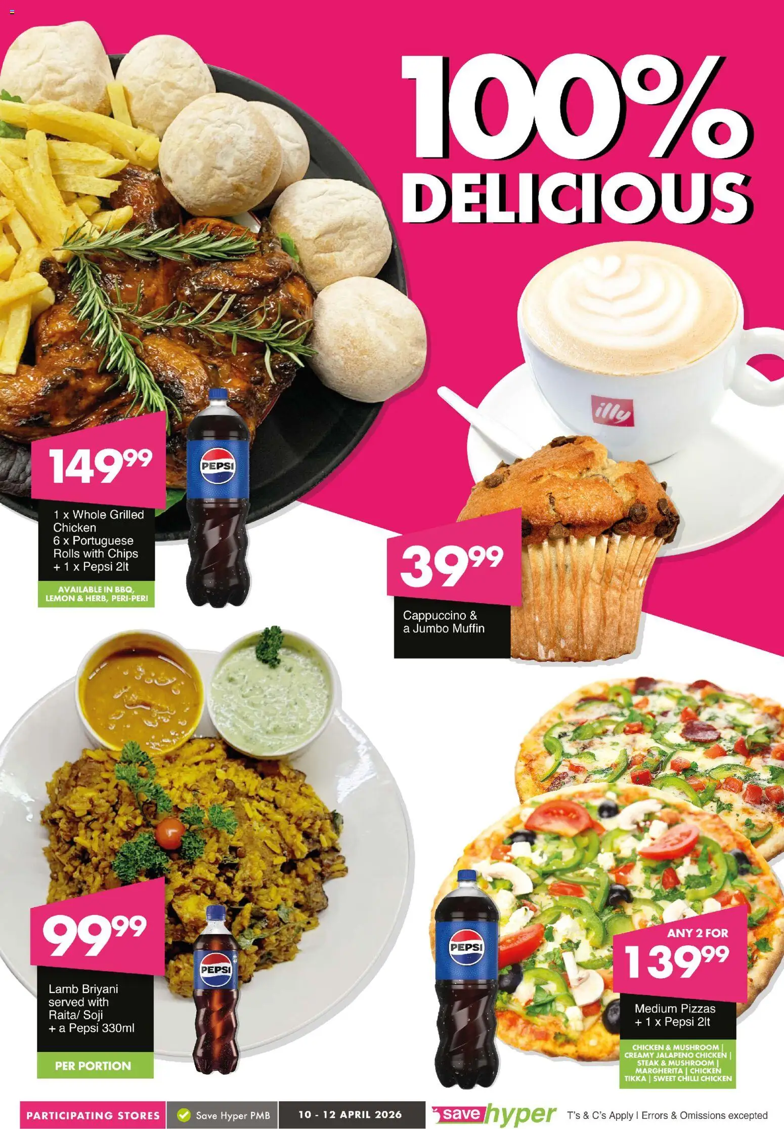 New Save catalogue – valid from 10.04.2026 | Page: 9 | Products: Steak, Chicken, Lemon, Chilli