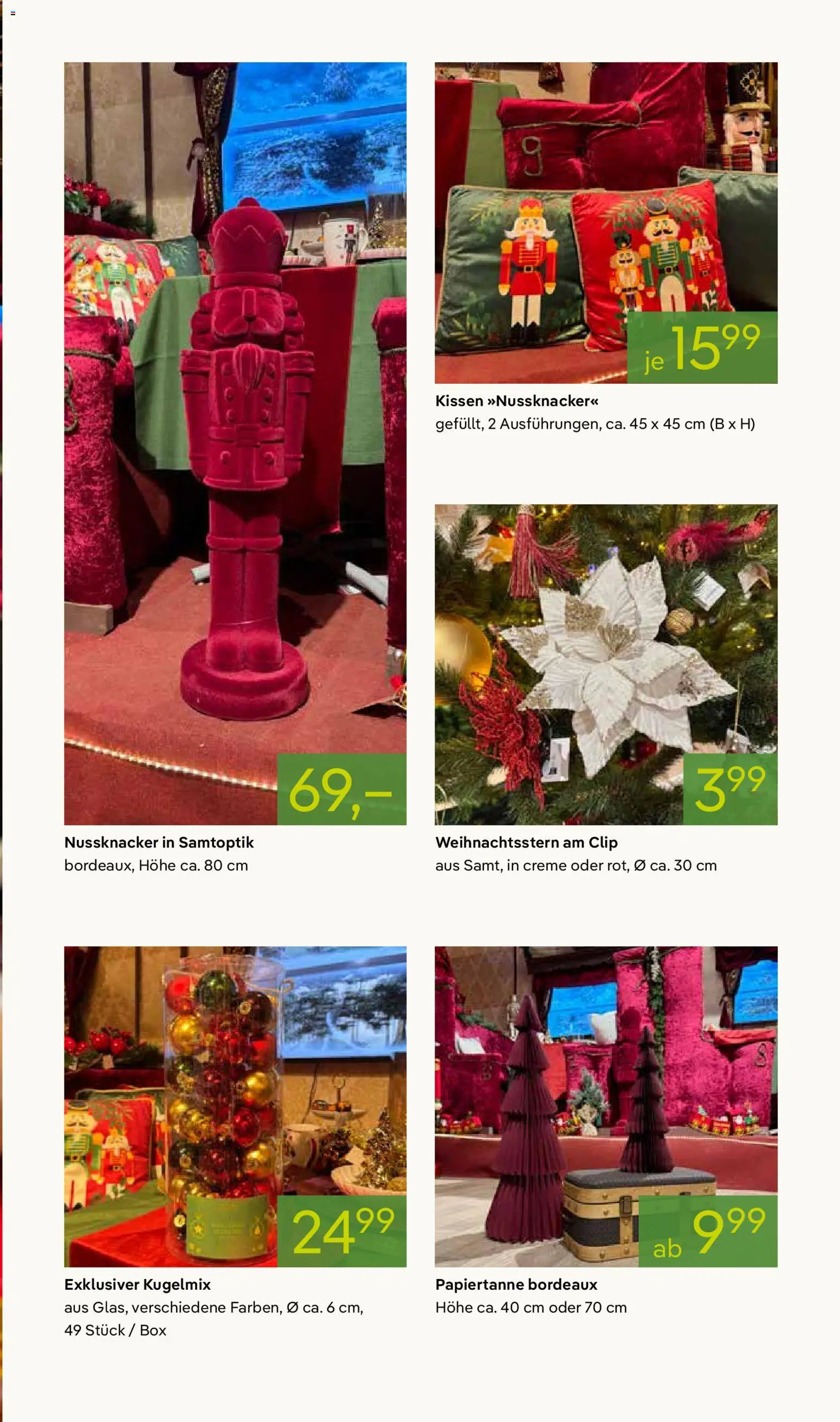 Pflanzen-Kölle Weihnachtsmarkt-Prospekt – gültig ab 10.11.2025 | Seite: 7 | Produkte: Kissen, Box, Creme