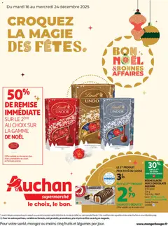 Auchan - Croquez la magie des fêtes - Voorbeeld van een folder van Auchan, geldig van 16.12.2025