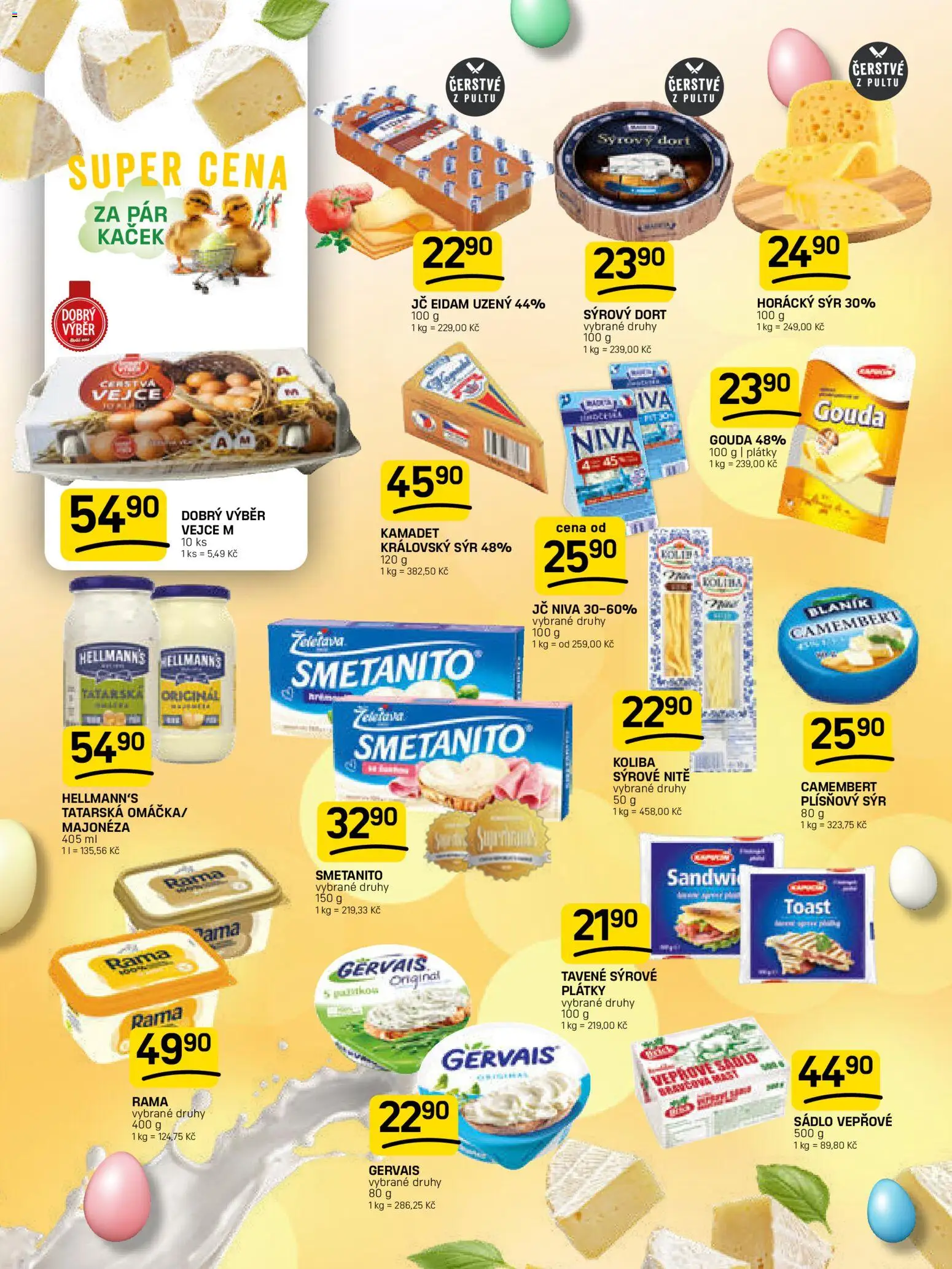 Flop leták od 04.03.2026 | Strana: 4 | Produkty: Eidam, Dort, Camembert, Plísňový sýr