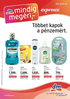 DM Drogerie Markt akciós újság - amely érvényes a következő dátumtól: 23.04.2026