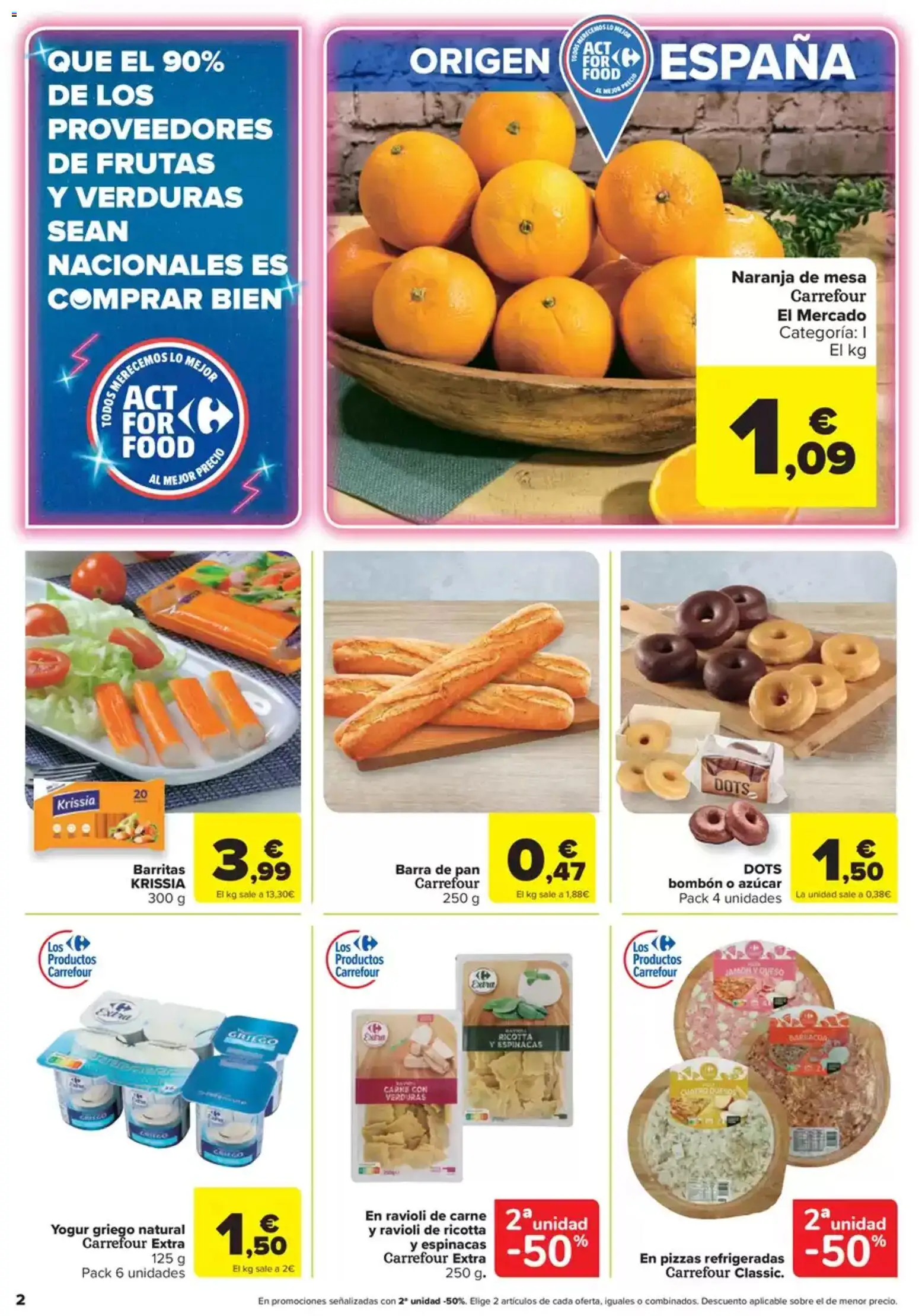 Carrefour Express folleto │ válido desde el 06.03.2026 | Página: 2 | Productos: Queso, Yogur, Pan, Μαγειρική εστία