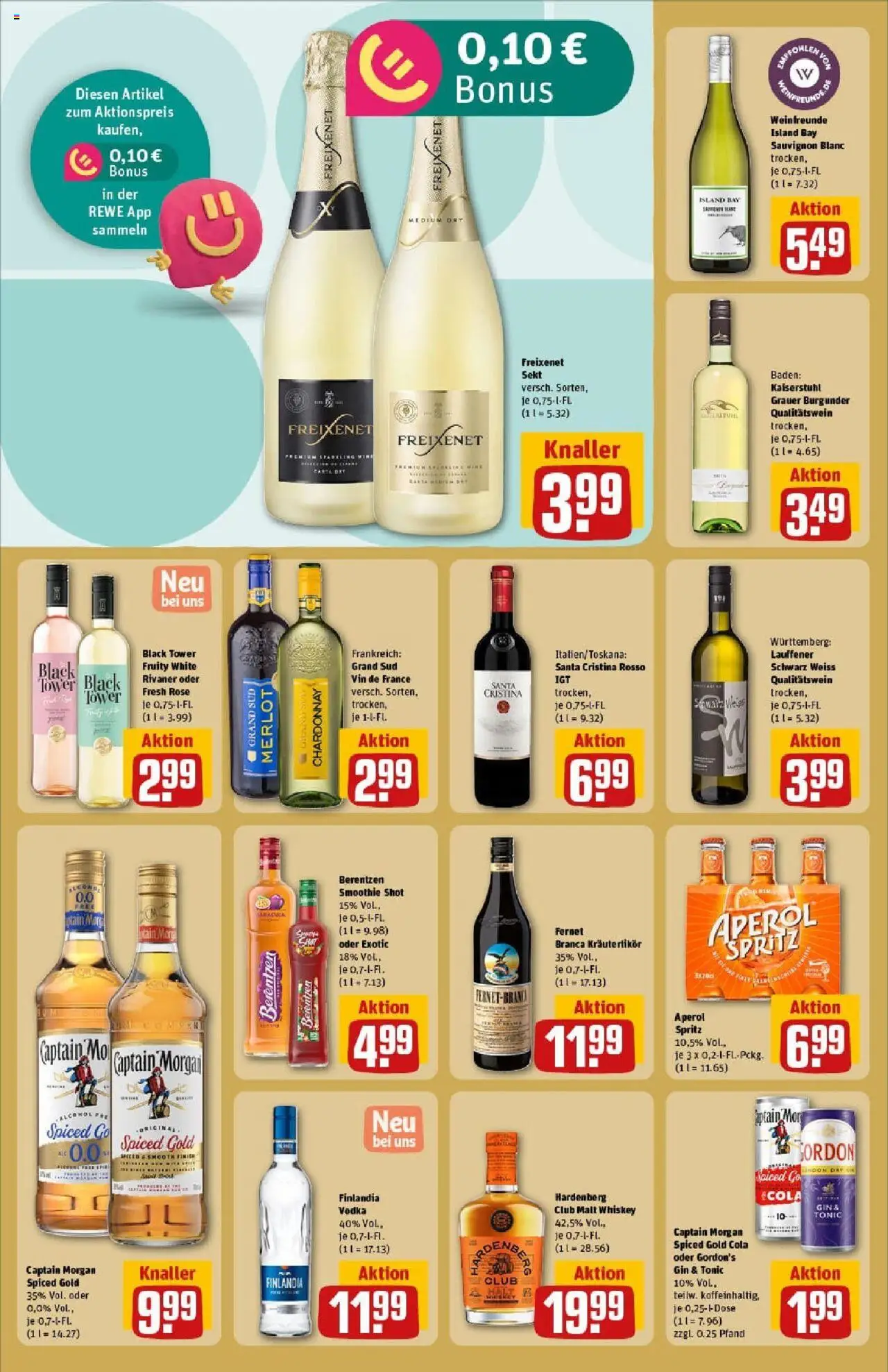 Rewe prospekt Erkelenz	 - gültig ab dem 13.07.2025 | Seite: 24 | Produkte: Rum, Captain morgan, Vodka, Berentzen
