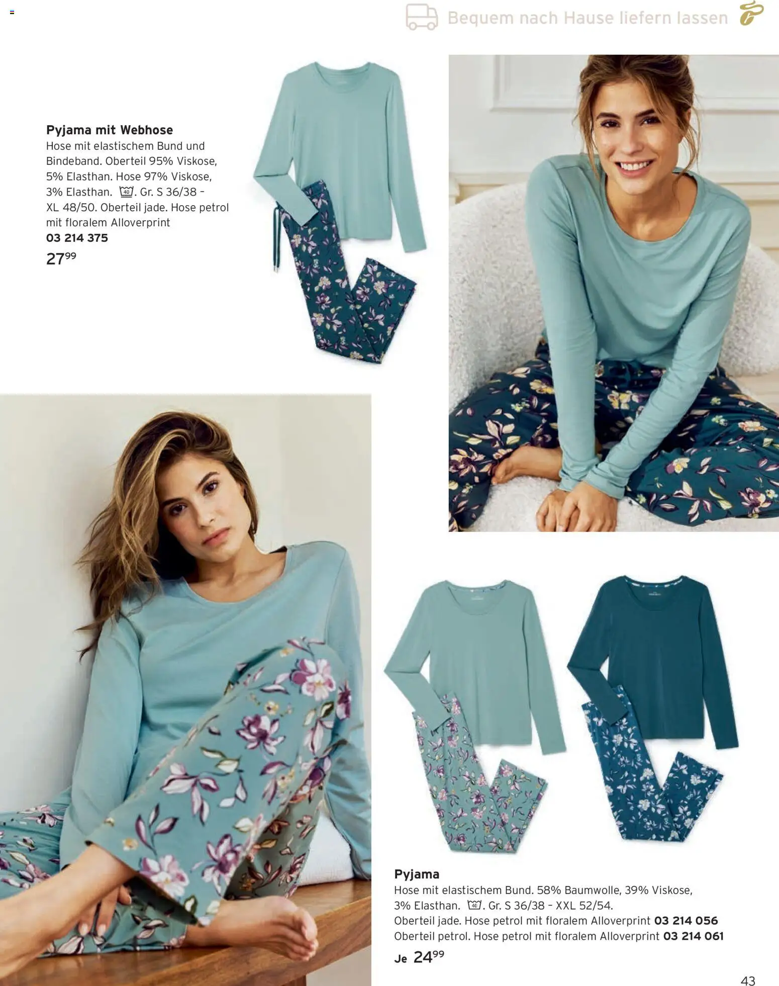 Tchibo Katalog Frühling – gültig ab 24.03.2026 | Seite: 43 | Produkte: Hose, Pyjama