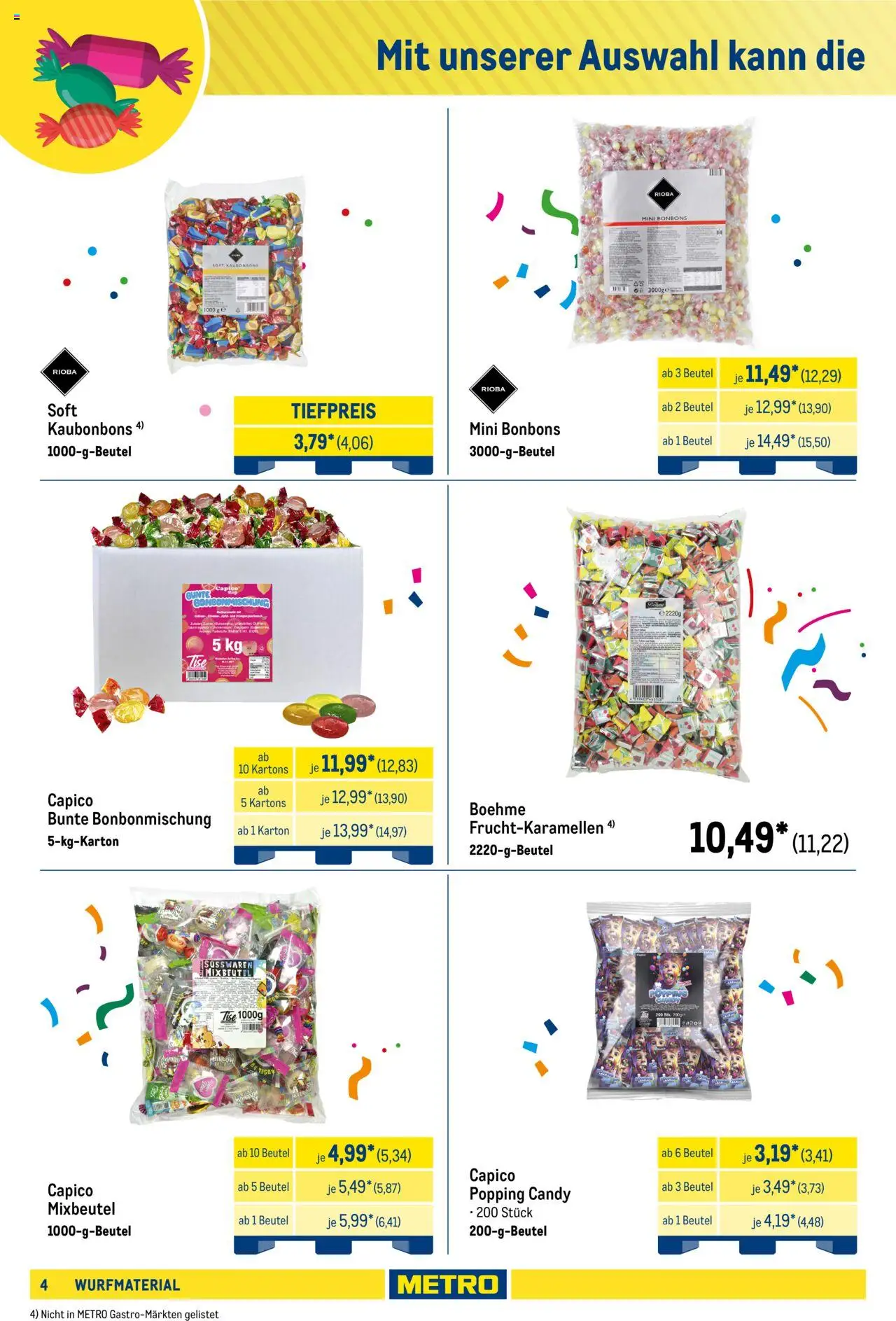 Metro Wurfmaterial Karneval – gültig ab 01.10.2025 | Seite: 4
