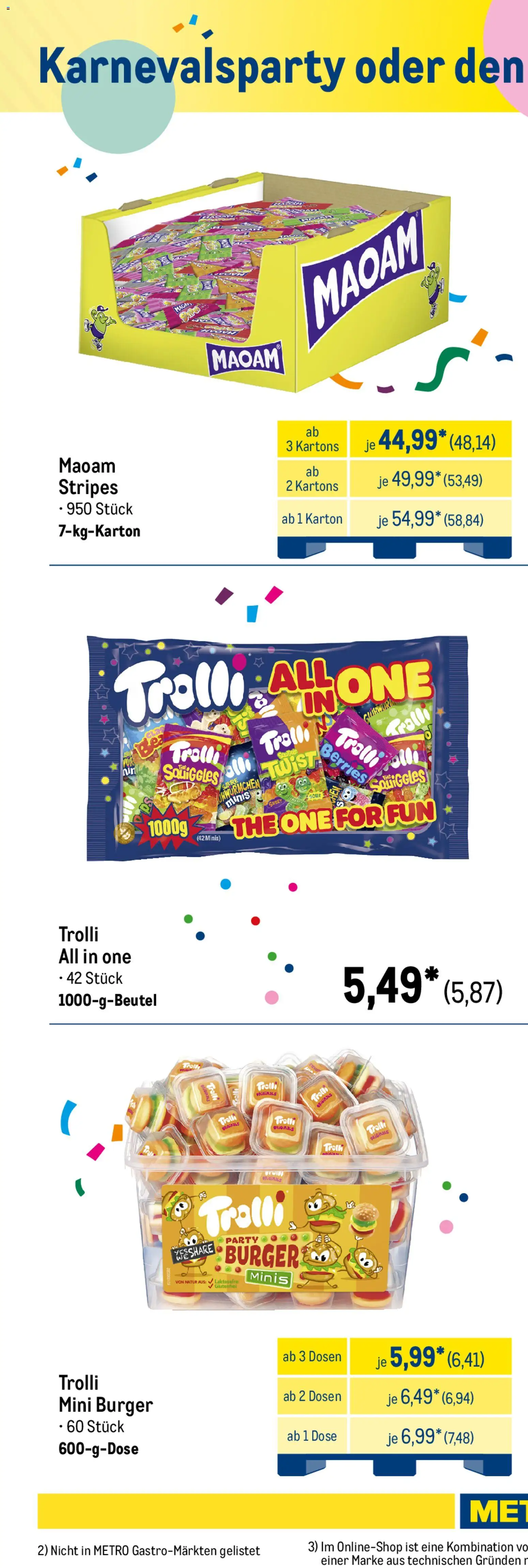 Metro Wurfmaterial Karneval – gültig ab 01.10.2025 | Seite: 4