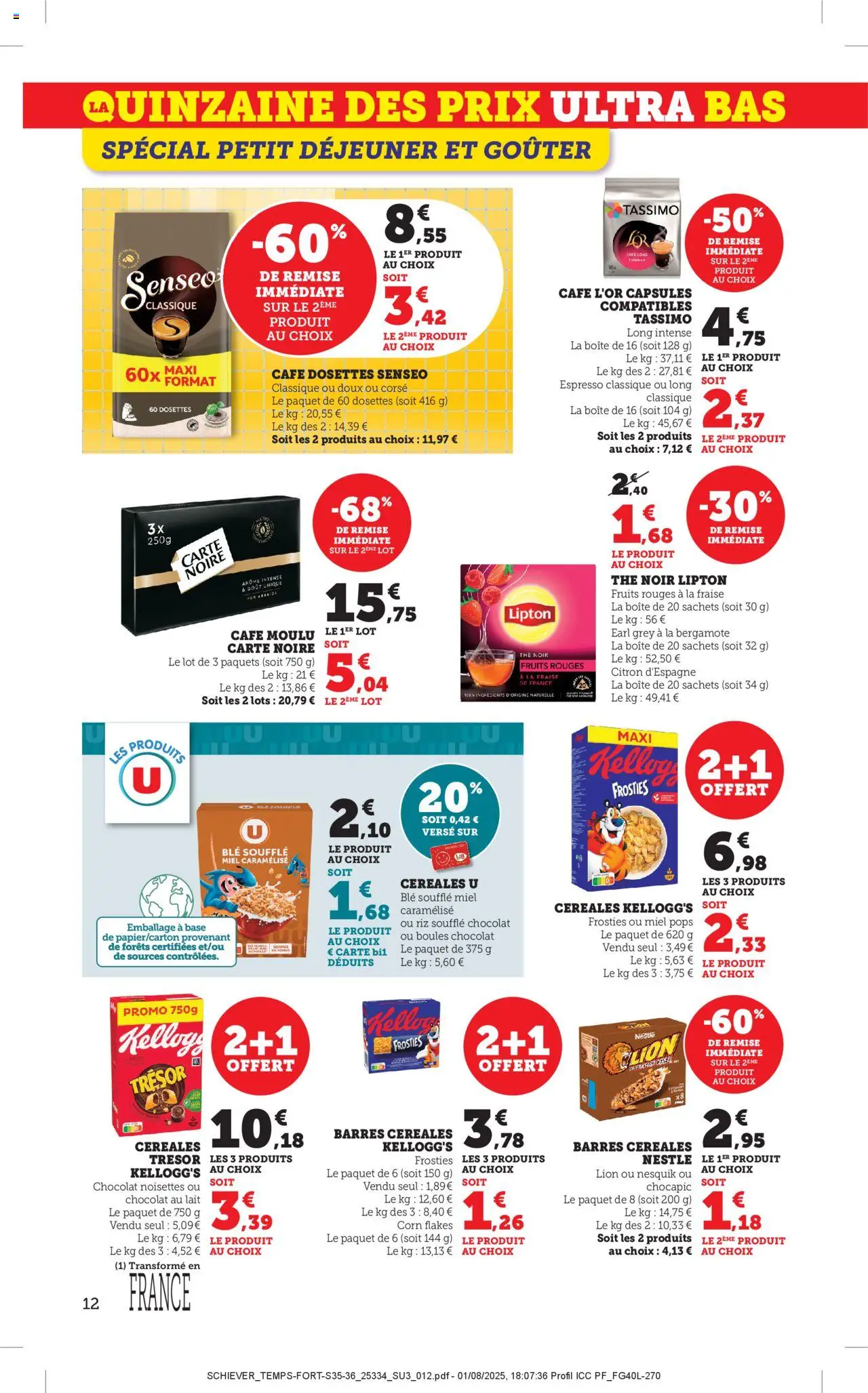  | Page: 12 | Produits: Bergamote, Lait, Riz, Thé