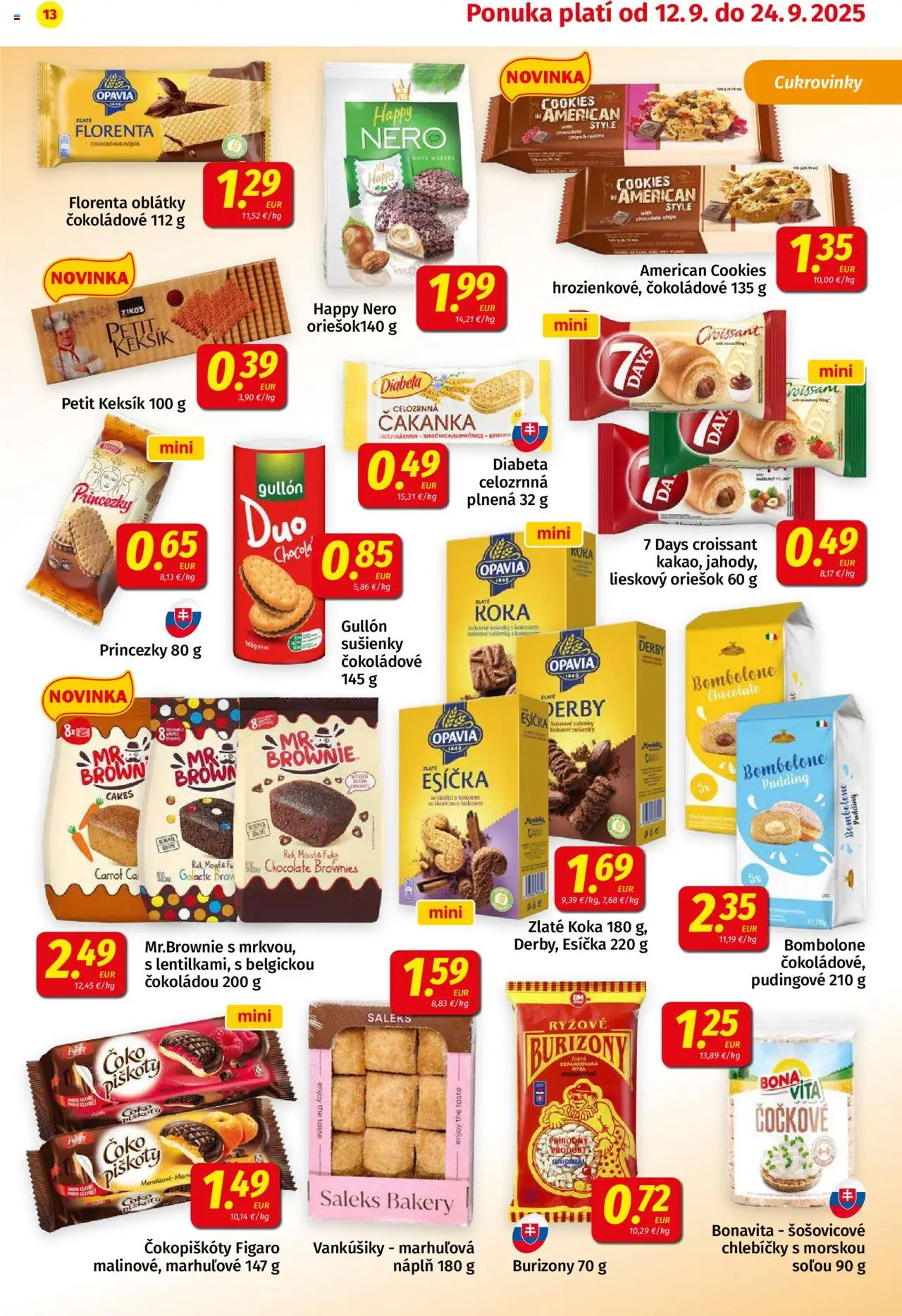 Nové Koruna akcie – leták je platný od 12.09.2025 | Strana: 13 | Produkty: Croissant