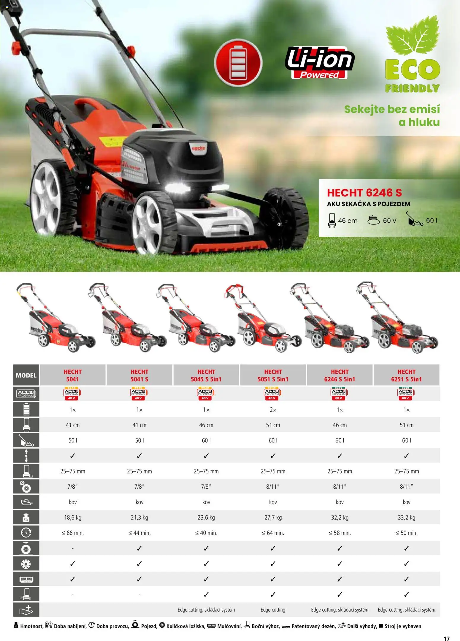 Hecht katalog - Jaro - léto 2026 od 19.02.2026 | Strana: 17 | Produkty: Hecht, Sekačka