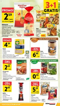 Intermarche Gazetka od 26.06.2025 | Strona: 25 | Produkty: Wafle, Bulgur, Papryka, Makarony