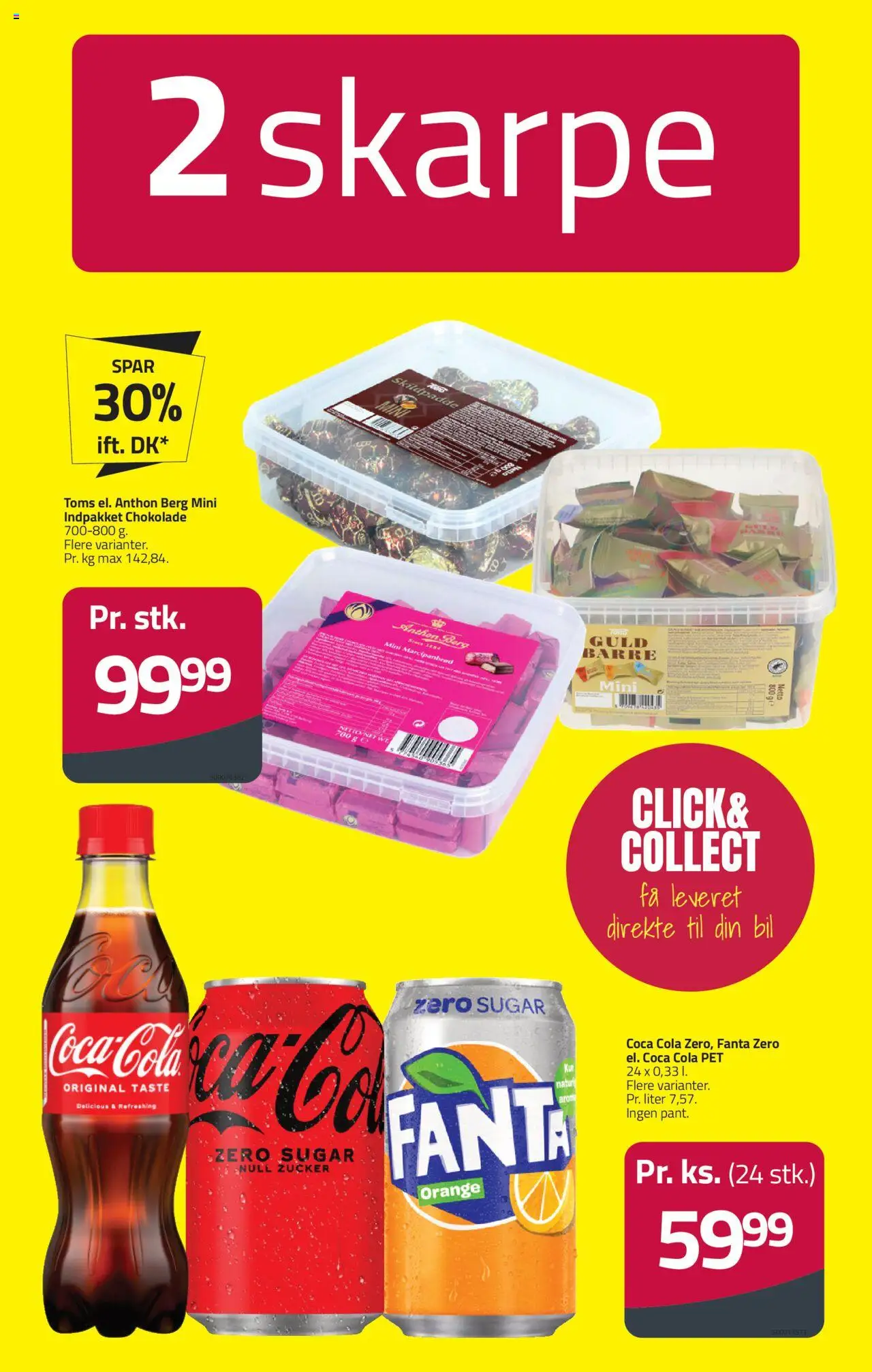 Fleggaard tilbudsavis – gyldig fra 22.10.2025 | Side: 6 | Produkter: Chokolade, Coca Cola, Fanta, Cola