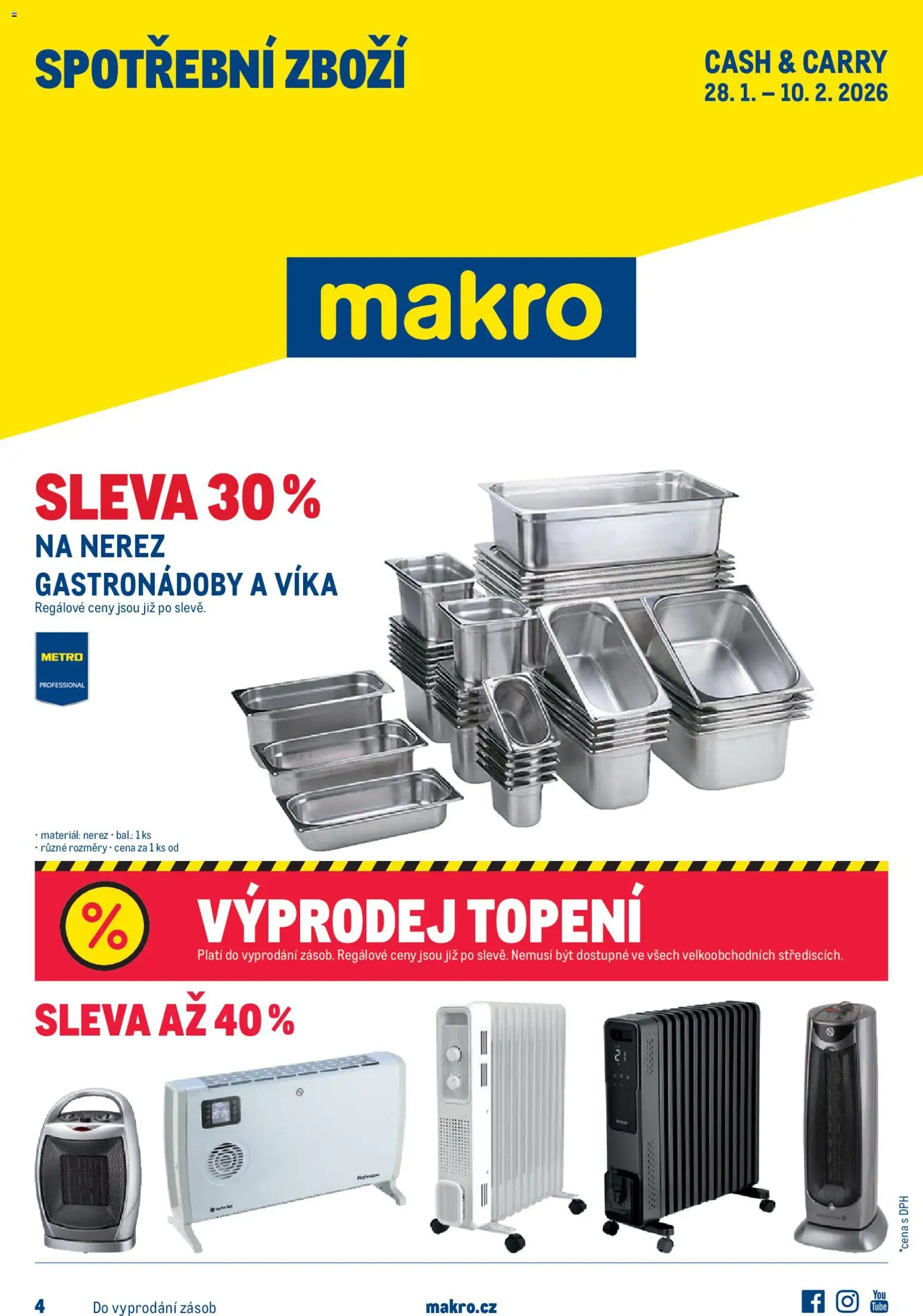 Makro leták - Spotřební zboží od 28.01.2026 | Strana: 1