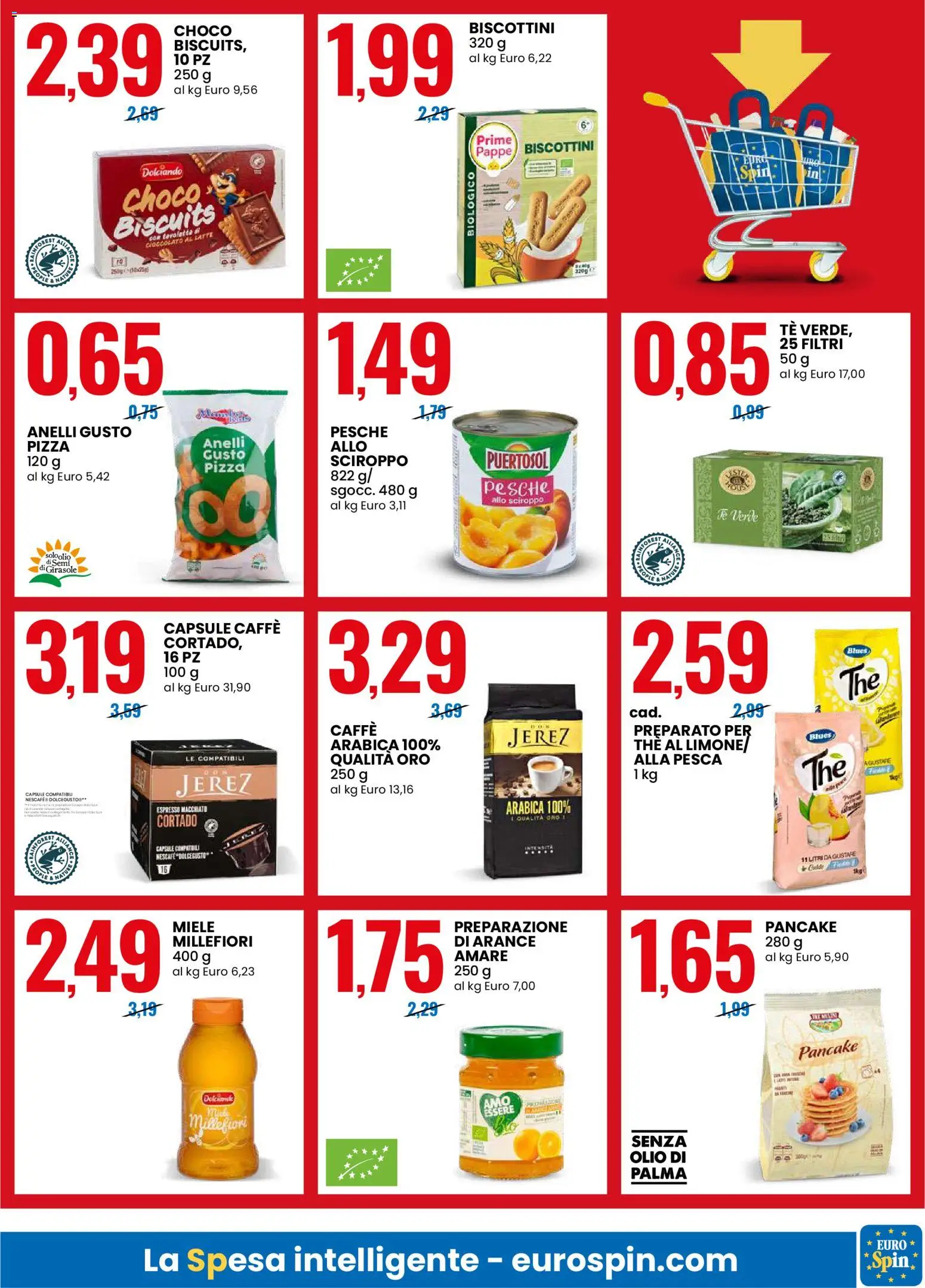 Volantino Eurospin del 01.03.2026 | Pagina: 9 | Prodotti: Cioccolato, Tè, Latte, Limone