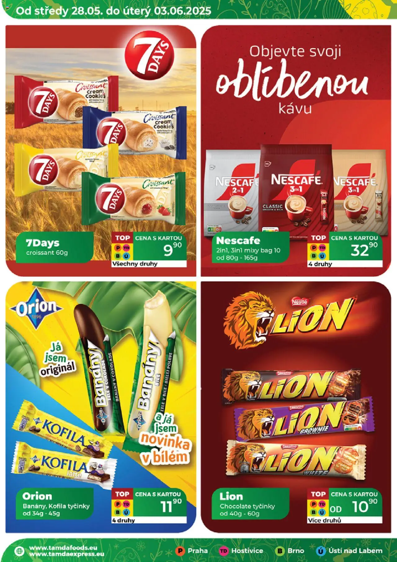 Tamda Foods leták od 28.05.2025 | Strana: 6 | Produkty: Banány, Cookies, Brownie, Croissant