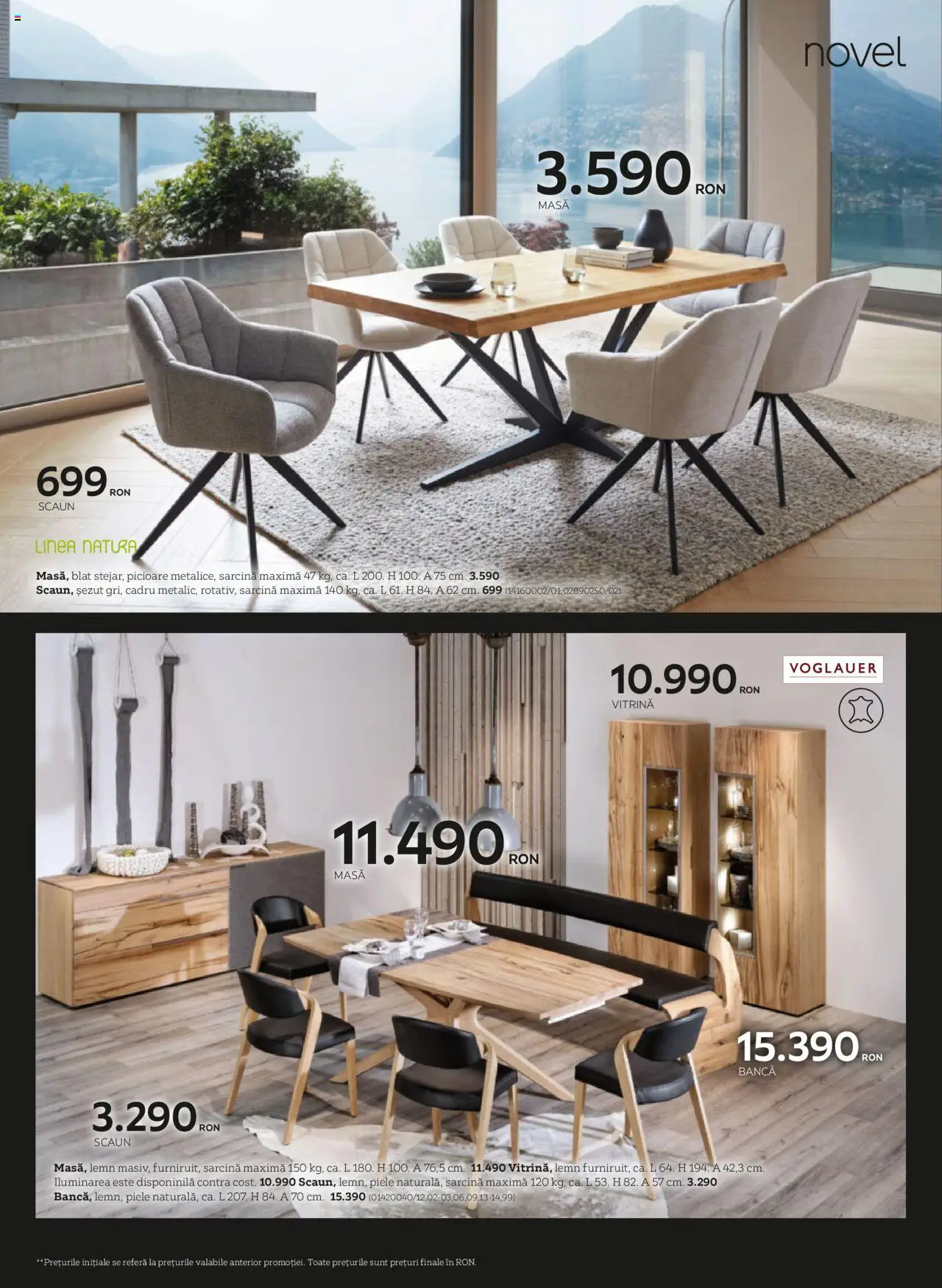 Noul catalog XXXLutz – valabil de la 07.04.2025 | Pagină: 38 | Produse: Masă, Scaun, Vitrină, Bancă