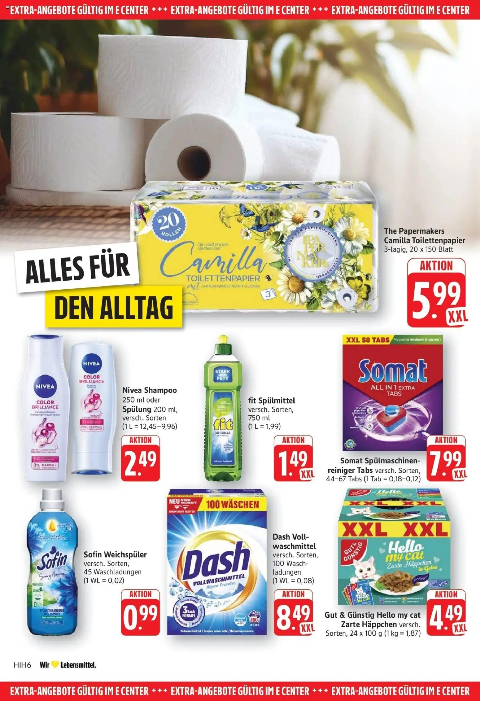 Edeka prospekt Göppingen	 – gültig ab 12.04.2026 | Seite: 26 | Produkte: Shampoo, Spülung, Weichspüler, Toilettenpapier