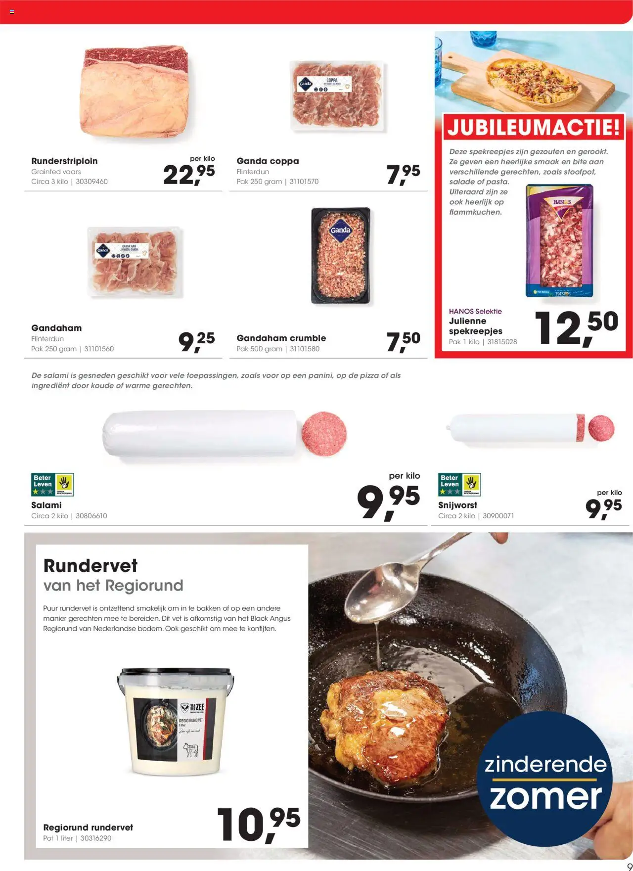  | Pagina: 9 | Producten: Salami, Pizza, Pot, Salade