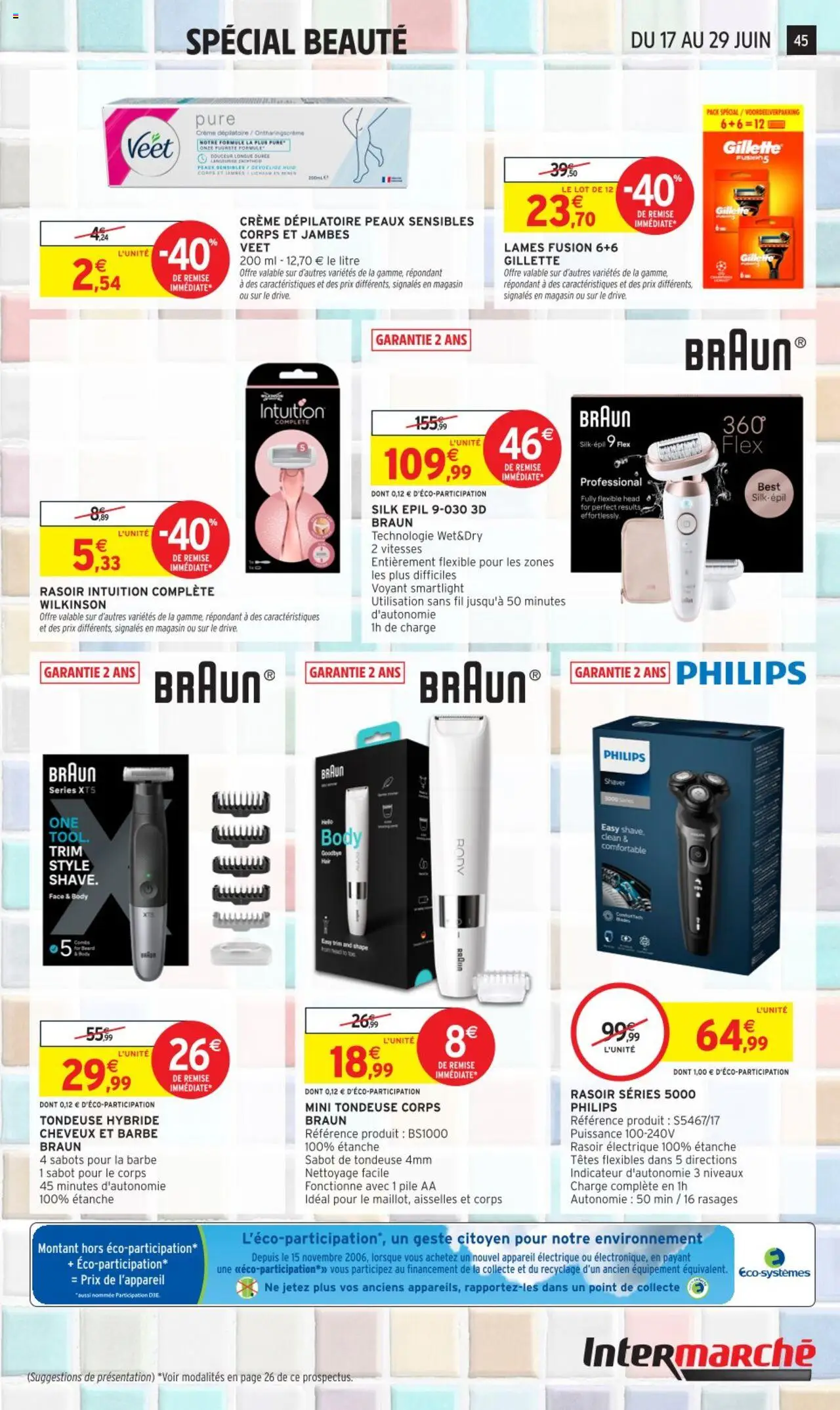  | Page: 45 | Produits: Body, Rasoir électrique, Tondeuse, Crème