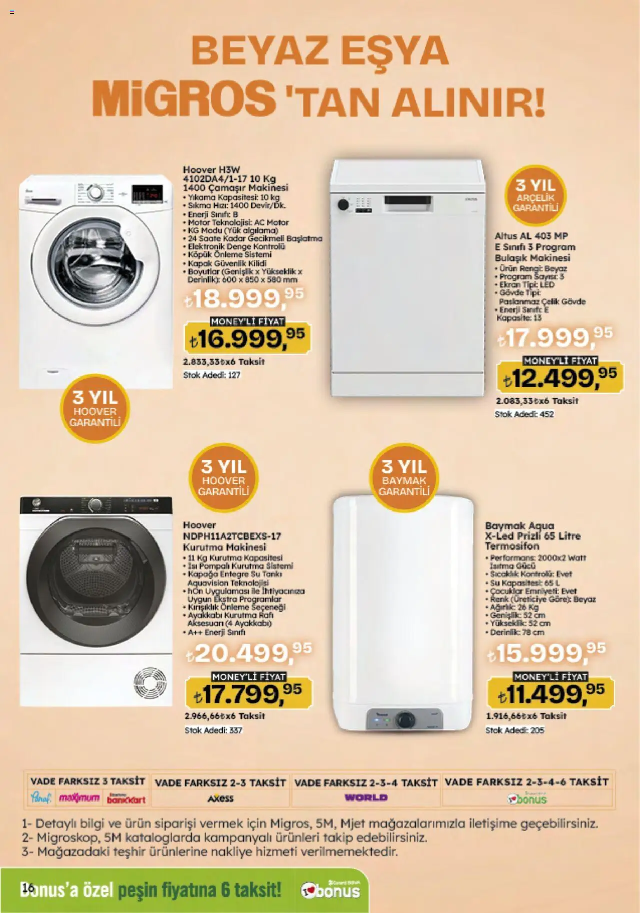 Migros Katalog - Migroskop - 09.10.2025 tarihinden itibaren geçerlidir | Sayfa: 98 | Ürünler: Kurutma makinesi, Su, Bulaşık makinesi, Ağırlık