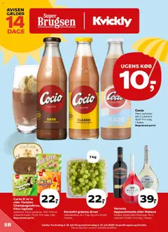 Eksempel på tilbudsavis Super Brugsen - Tilbudsavis fra butik Super Brugsen gyldig fra 18.07.2025