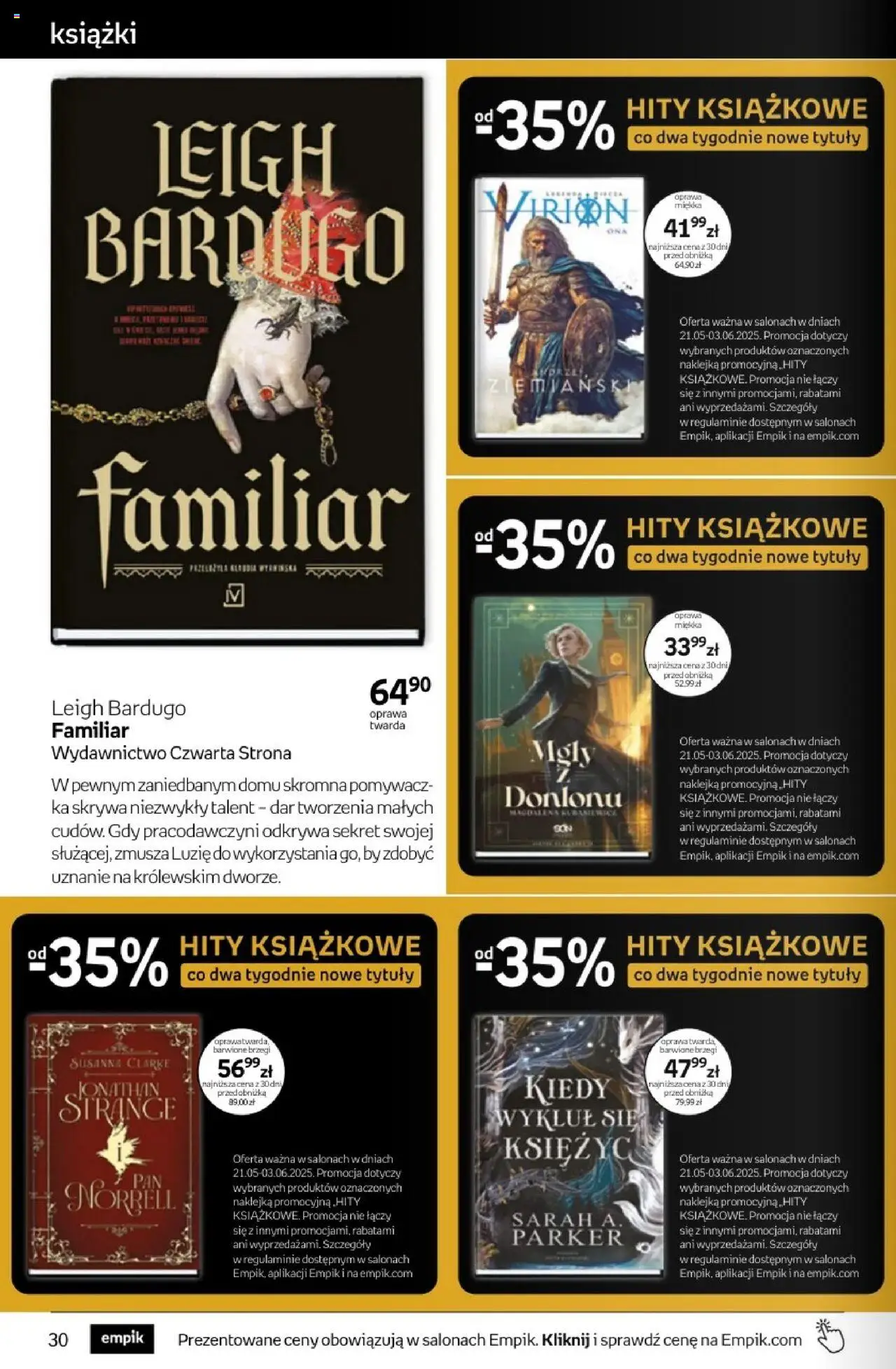 Empik promocje od 21.05.2025 | Strona: 30 | Produkty: Książki