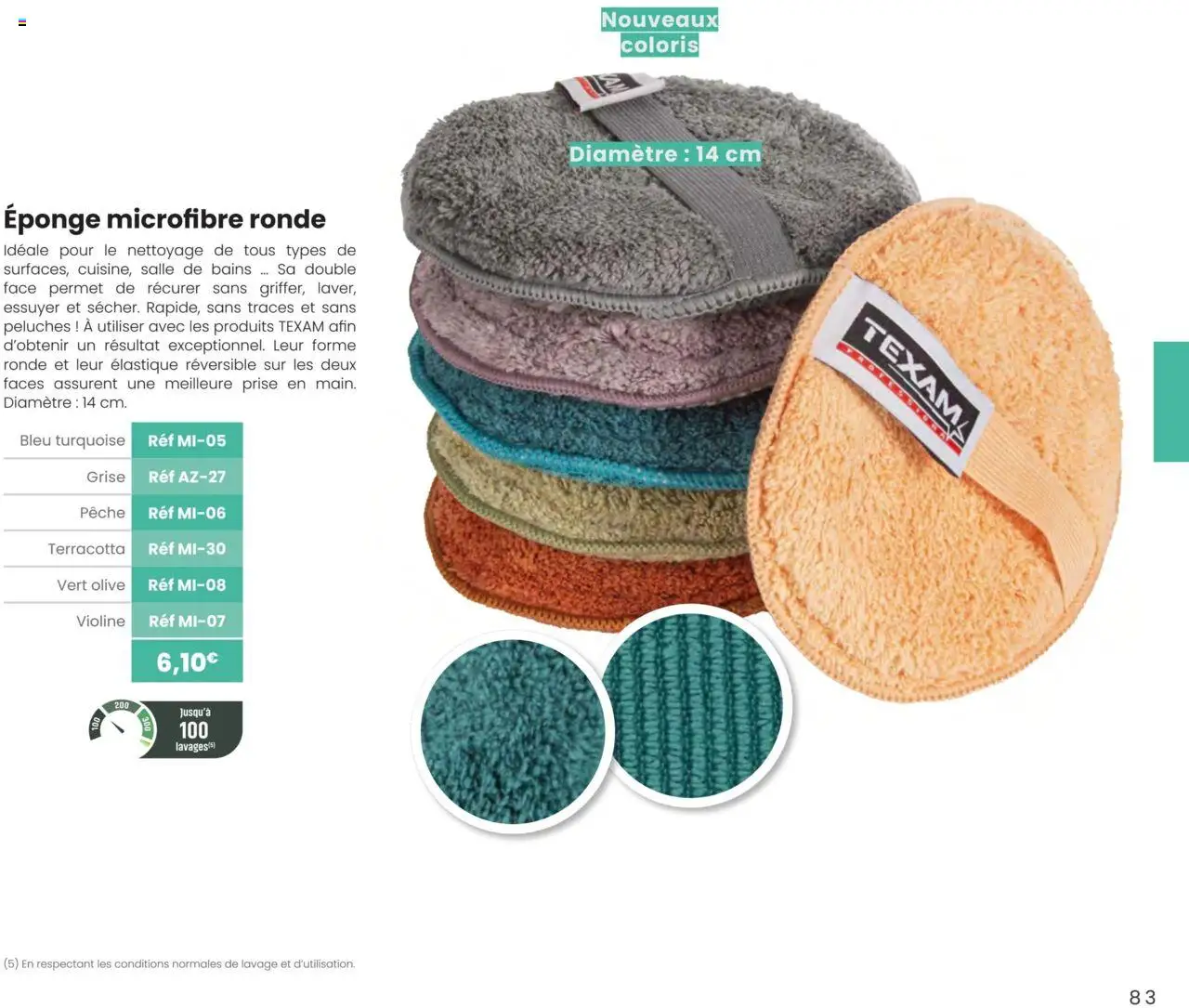 {H1} | Page: 83 | Produits: Olive, Pêche, Eponge, Prise