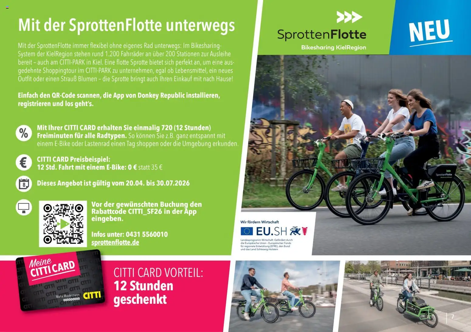 CITTI Markt Vorteilsheft – gültig ab 20.04.2026 | Seite: 7 | Produkte: Blumen