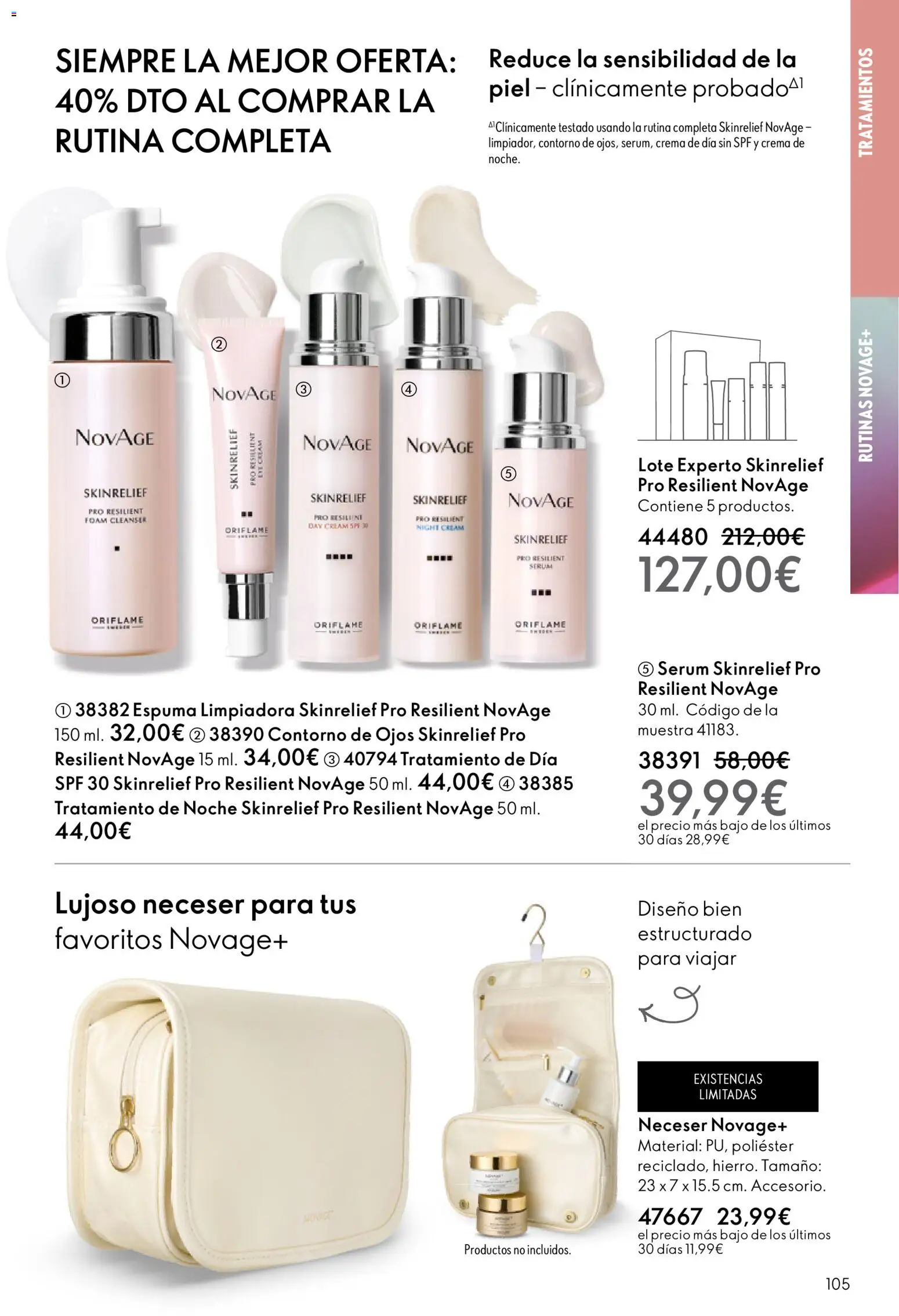 Oriflame - Catálogo Campaña 17 │ válido desde el 10.12.2025 | Página: 105 | Productos: Sérum, Crema, Crema de día, Neceser