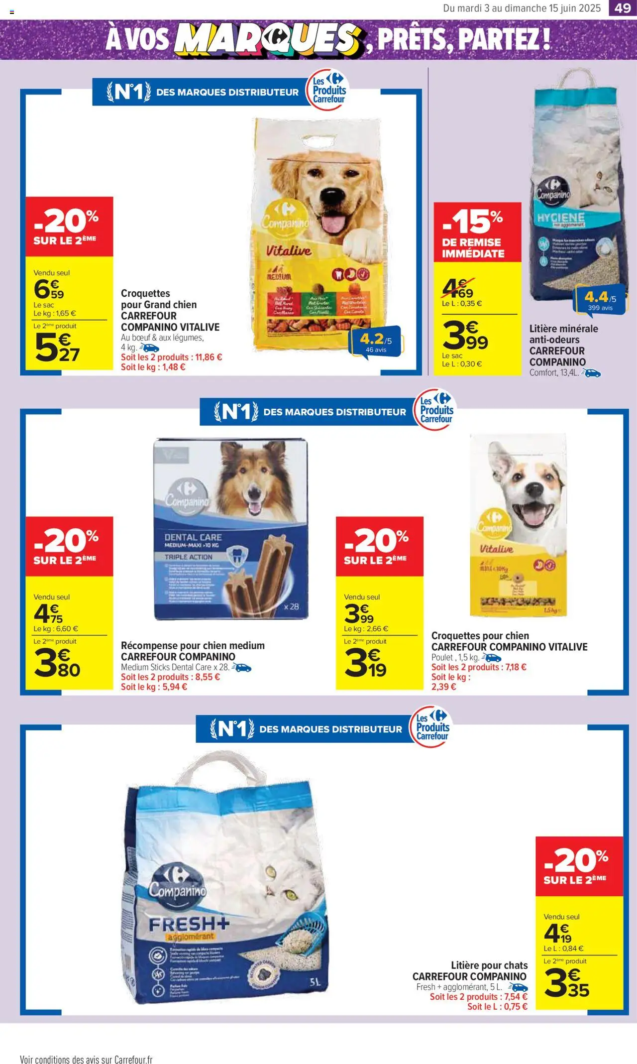  | Page: 51 | Produits: Sac, Litière, Croquettes pour chien
