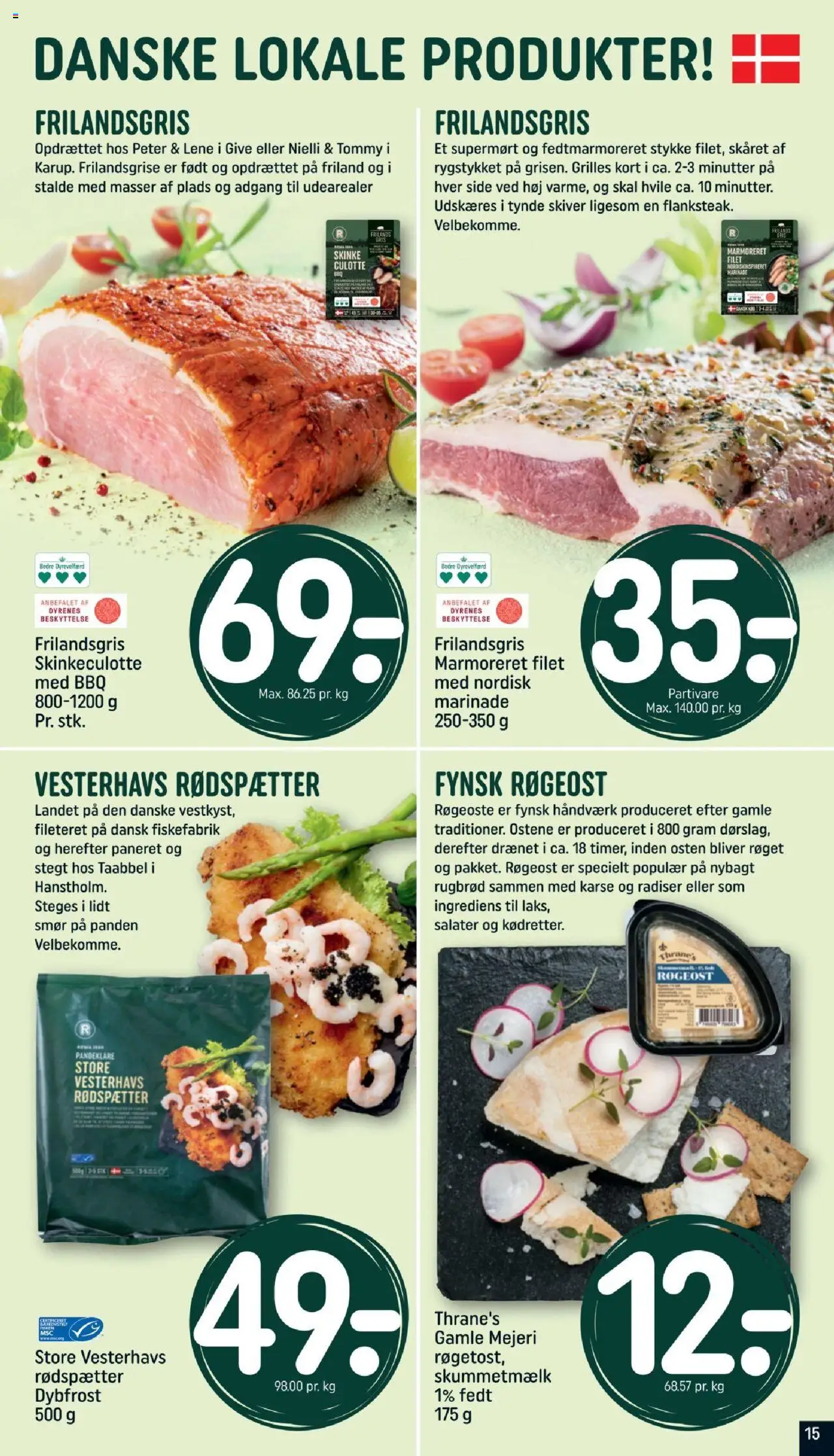 Rema 1000 Tilbudsavis gyldig fra 06.07.2025 | Side: 15 | Produkter: Smør, Karse, Rugbrød, Søm