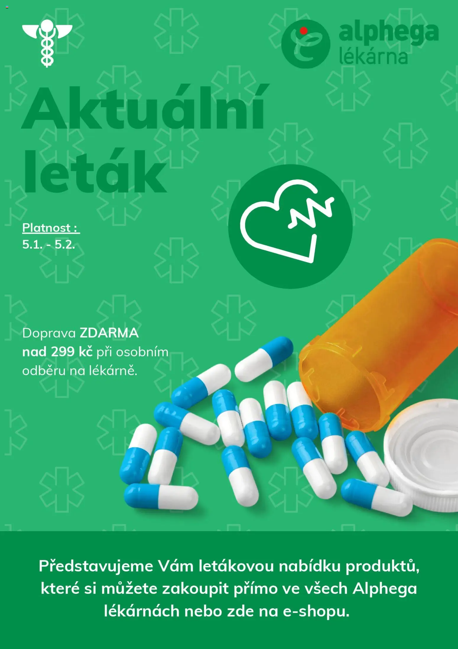 Alphega lékárna leták od 05.01.2026 | Strana: 1