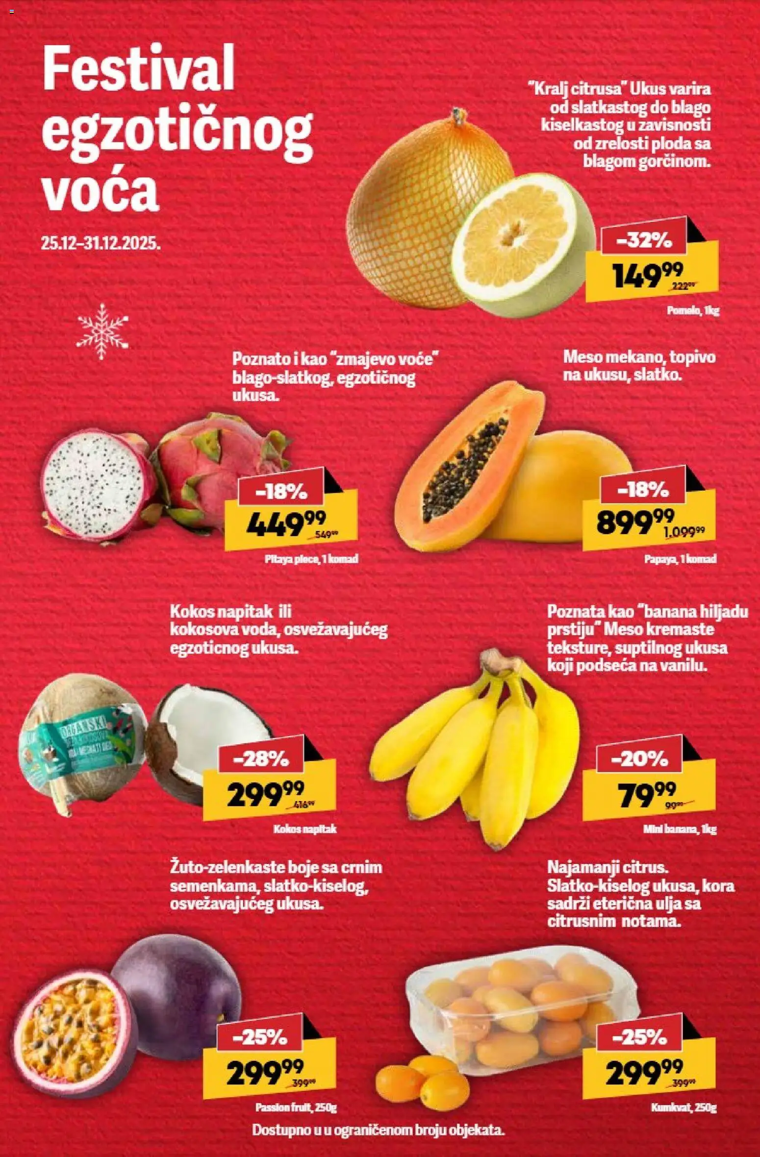 Maxi katalog - važi od 22.12.2025 | Strana: 13 | Proizvode: Banana