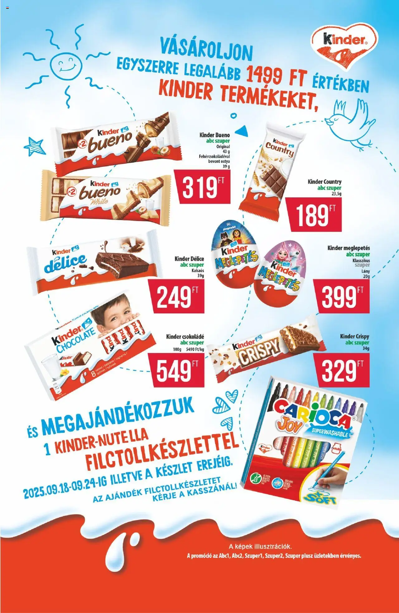 COOP akciós ujság - amely érvényes a következő dátumtól: 18.09.2025 | Oldal: 7 | Termékek: Csokoládé