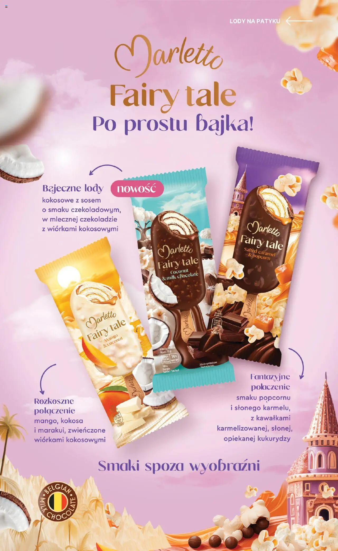 Biedronka gazetka - Marlettolodowa budka biedronki od 14.06.2025 | Strona: 17 | Produkty: Lody rożki, Lody