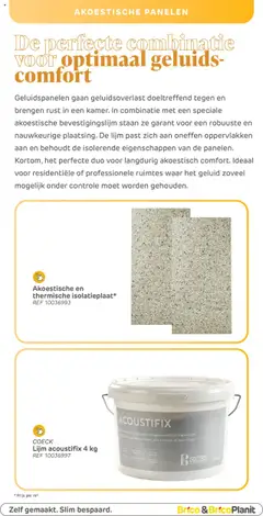 Brico Plan-it Isolatiecatalogus - Voorbeeld van een folder van Brico Plan-it, geldig van 28.04.2025 | Pagina: 49 | Producten: Geluid, Lijm