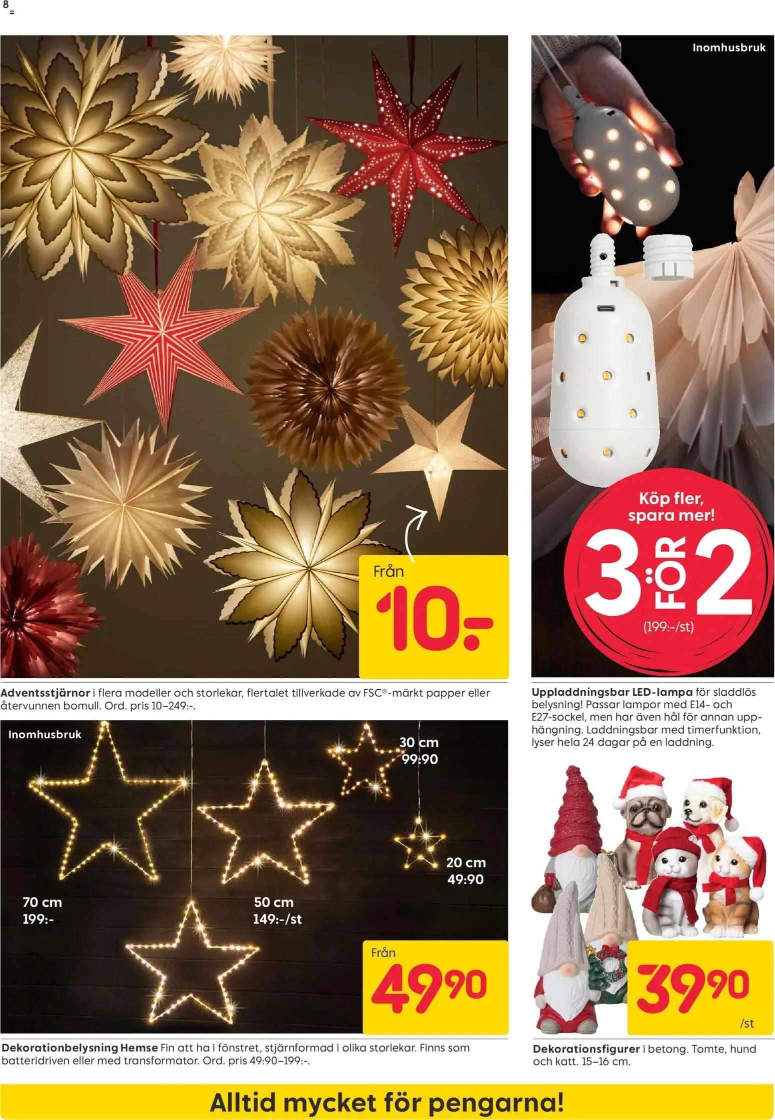 Rusta reklamblad aktuell från 27.10.2025 | Sida: 8 | Produkter: Papper