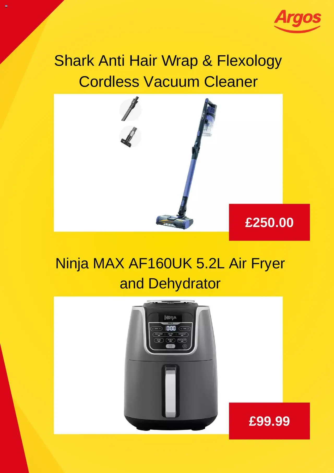 {H1} | Page: 2 | Products: Vacuum cleaner, Fryer