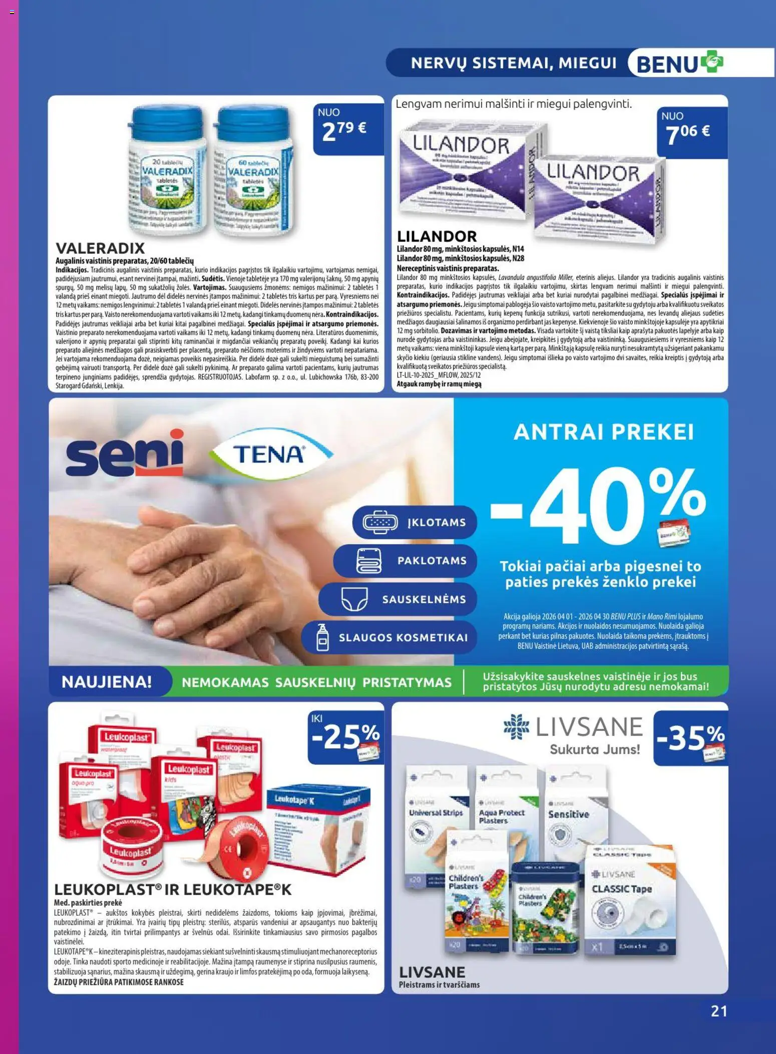 BENU akcijos nuo 01.04.2026 | Puslapis: 21
