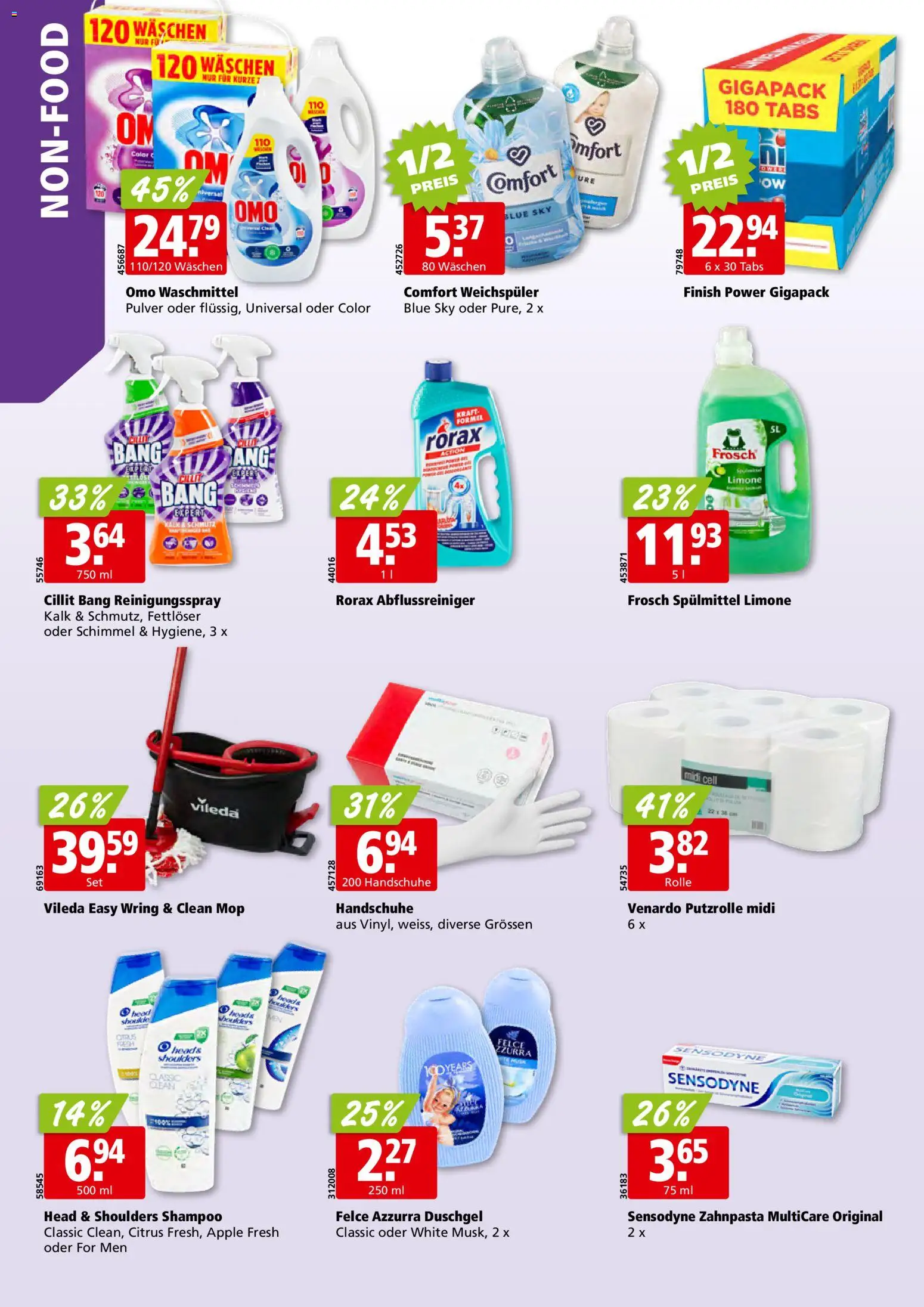 Aligro Aktionen Schlieren, Gossau SG, Frauenfeld, Rapperswil-Jona, Sargans, Bern, Brüttisellen, Pratteln, Emmen, Spreitenbach – gültig ab 17.11.2025 | Seite: 30 | Produkte: Shampoo, Zahnpasta, Weichspüler, Apple