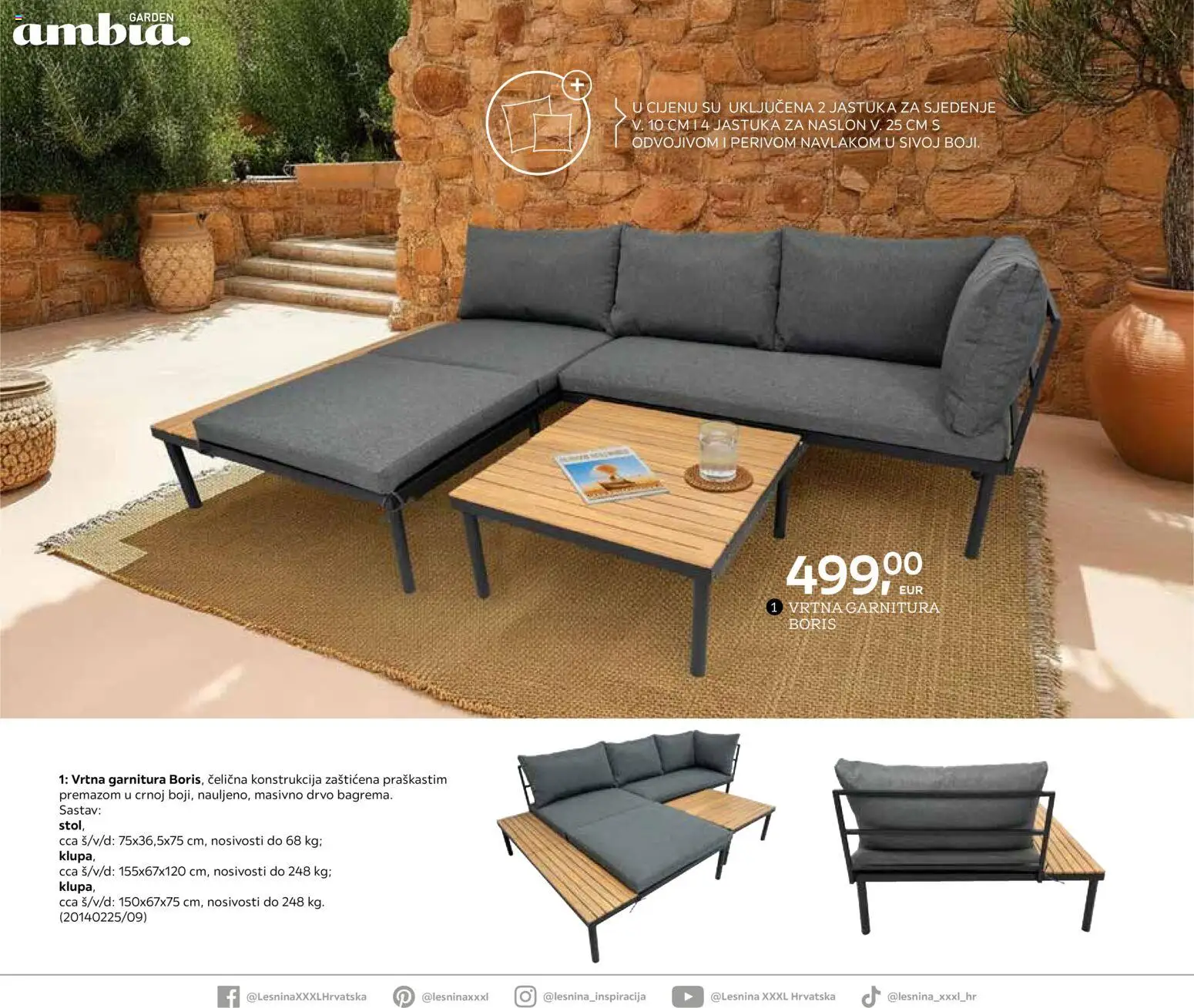Lesnina katalog | vrijedi od 06.02.2026 | Stranica: 58 | Proizvodi: Vrtna garnitura